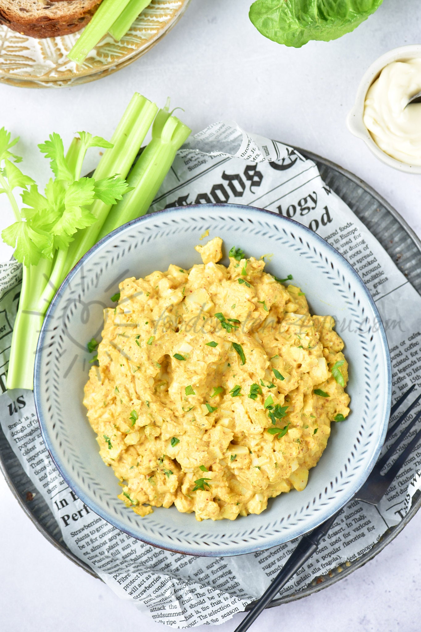 Curried Egg Salad - Set 4 of 5