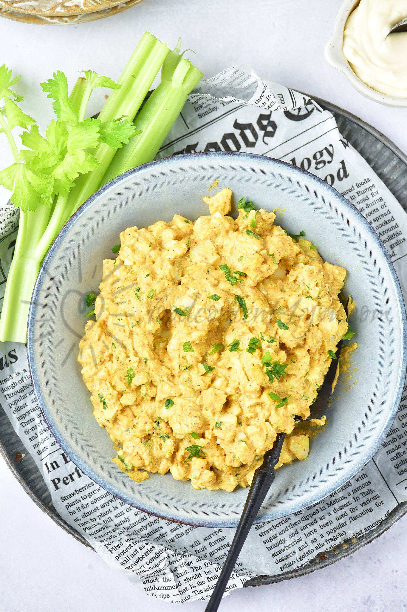 Curried Egg Salad - Set 4 of 5