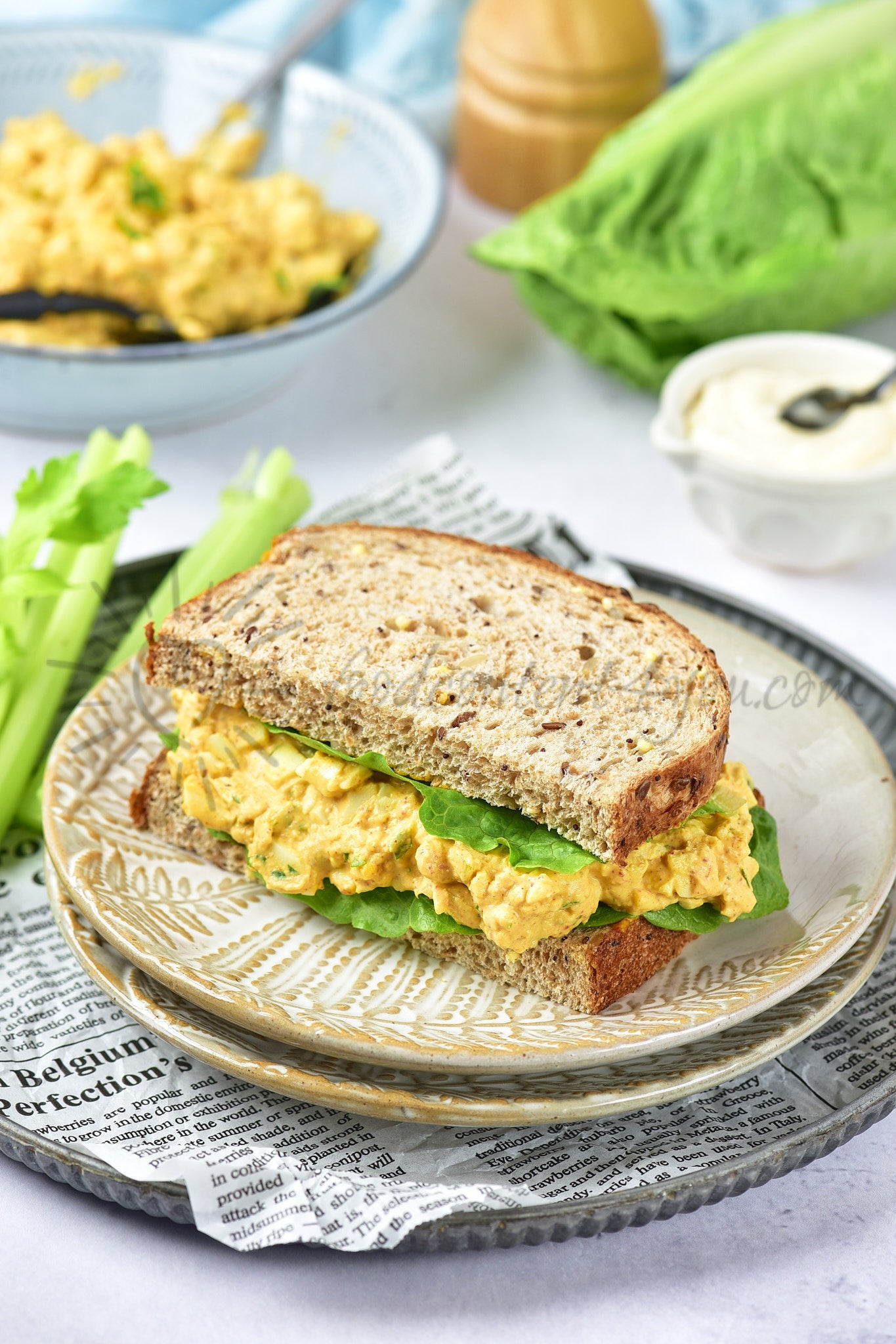 Curried Egg Salad - Set 4 of 5