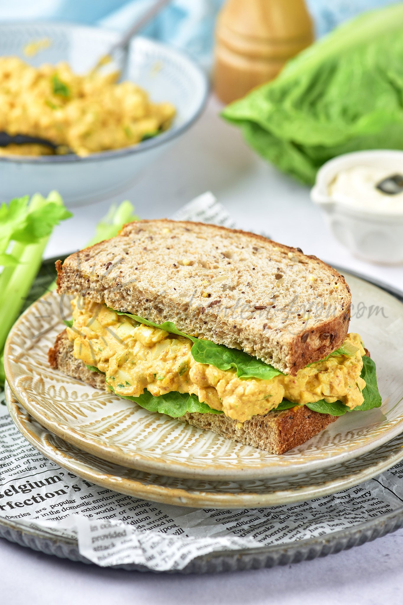 Curried Egg Salad - Set 4 of 5