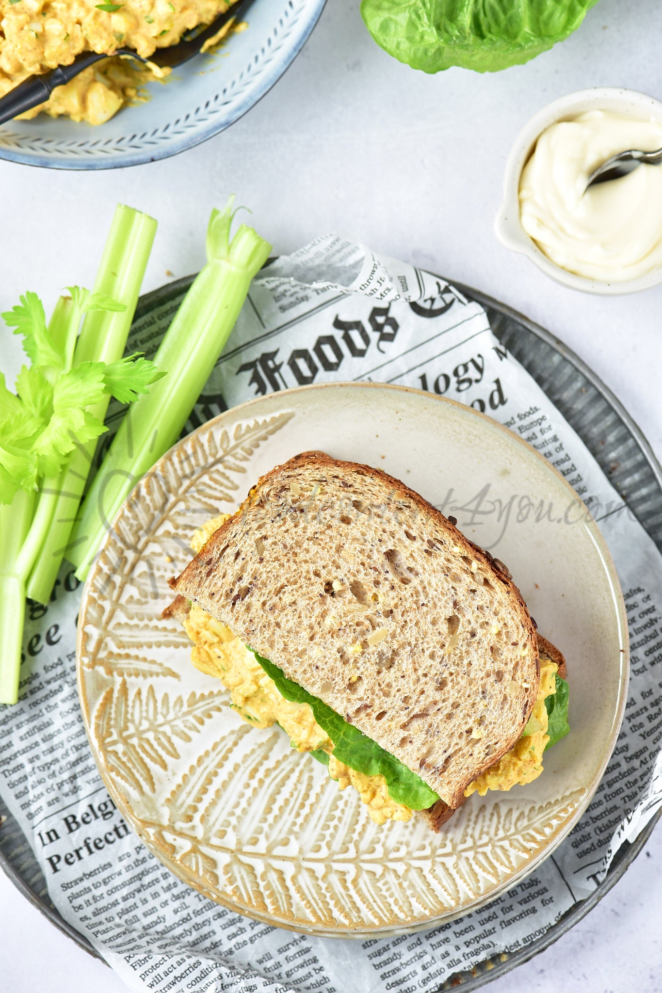 Curried Egg Salad - Set 4 of 5
