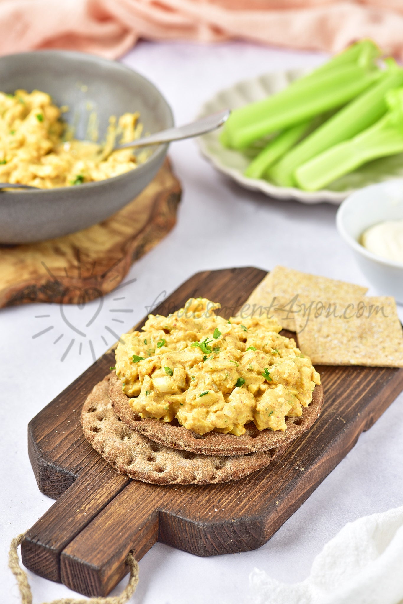 Curried Egg Salad - Set 5 of 5