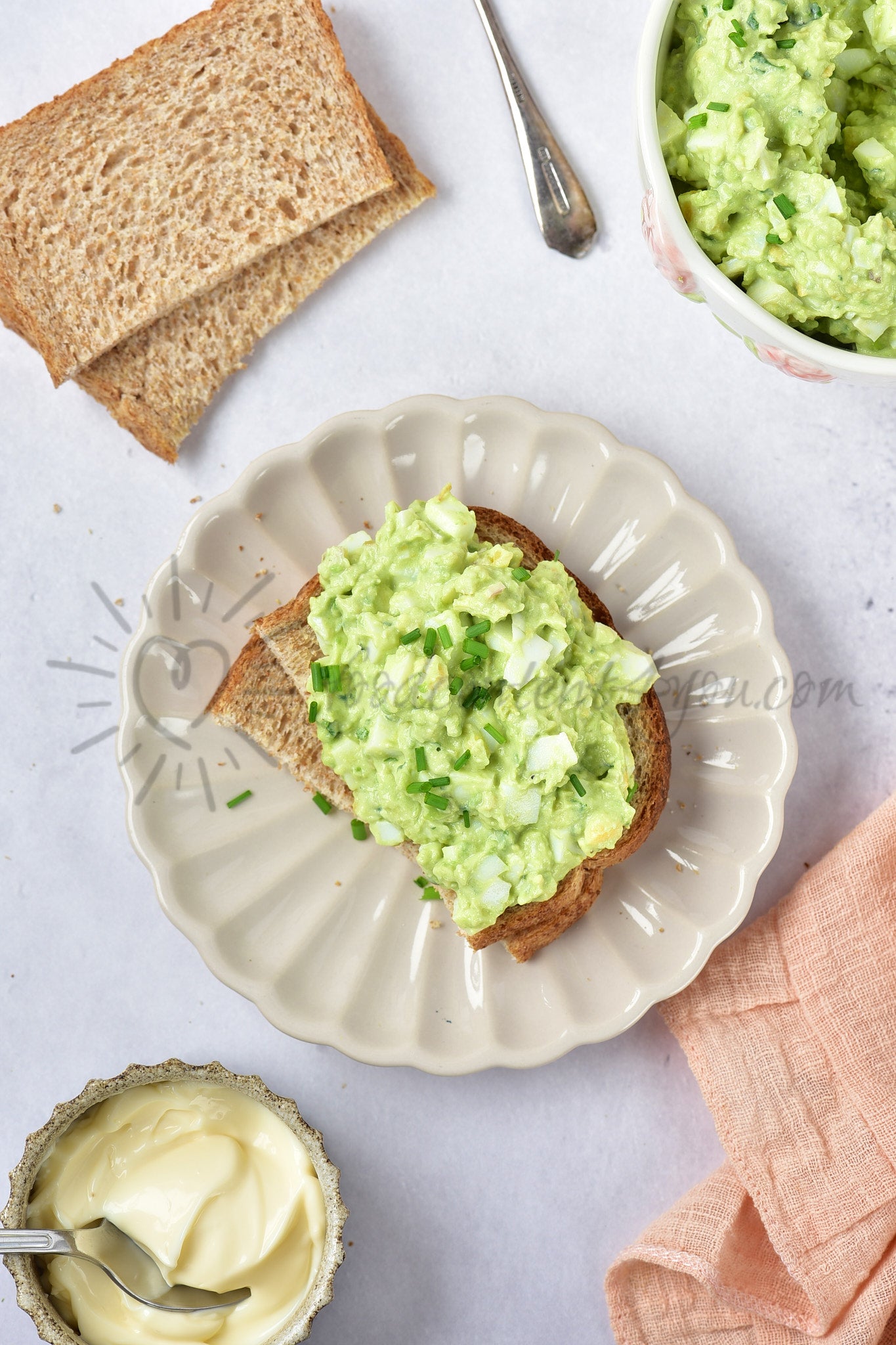 Avocado Egg Salad - Set 1 of 5