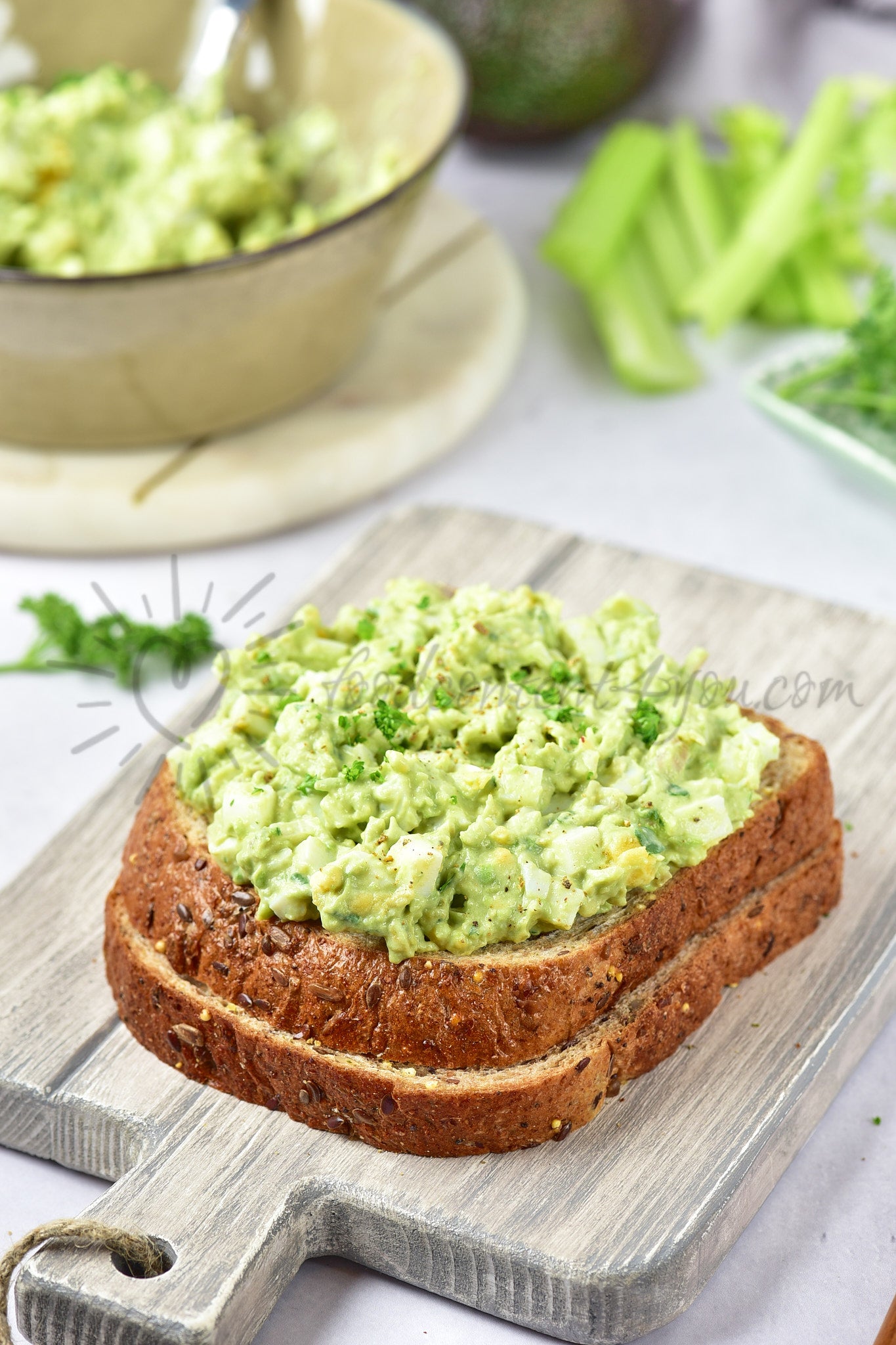 Avocado Egg Salad - Set 3 of 5