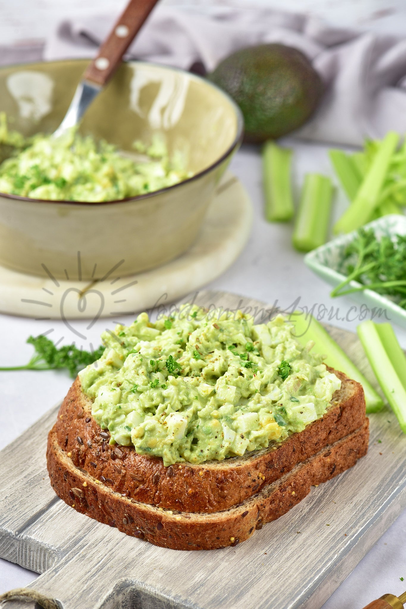 Avocado Egg Salad - Set 3 of 5