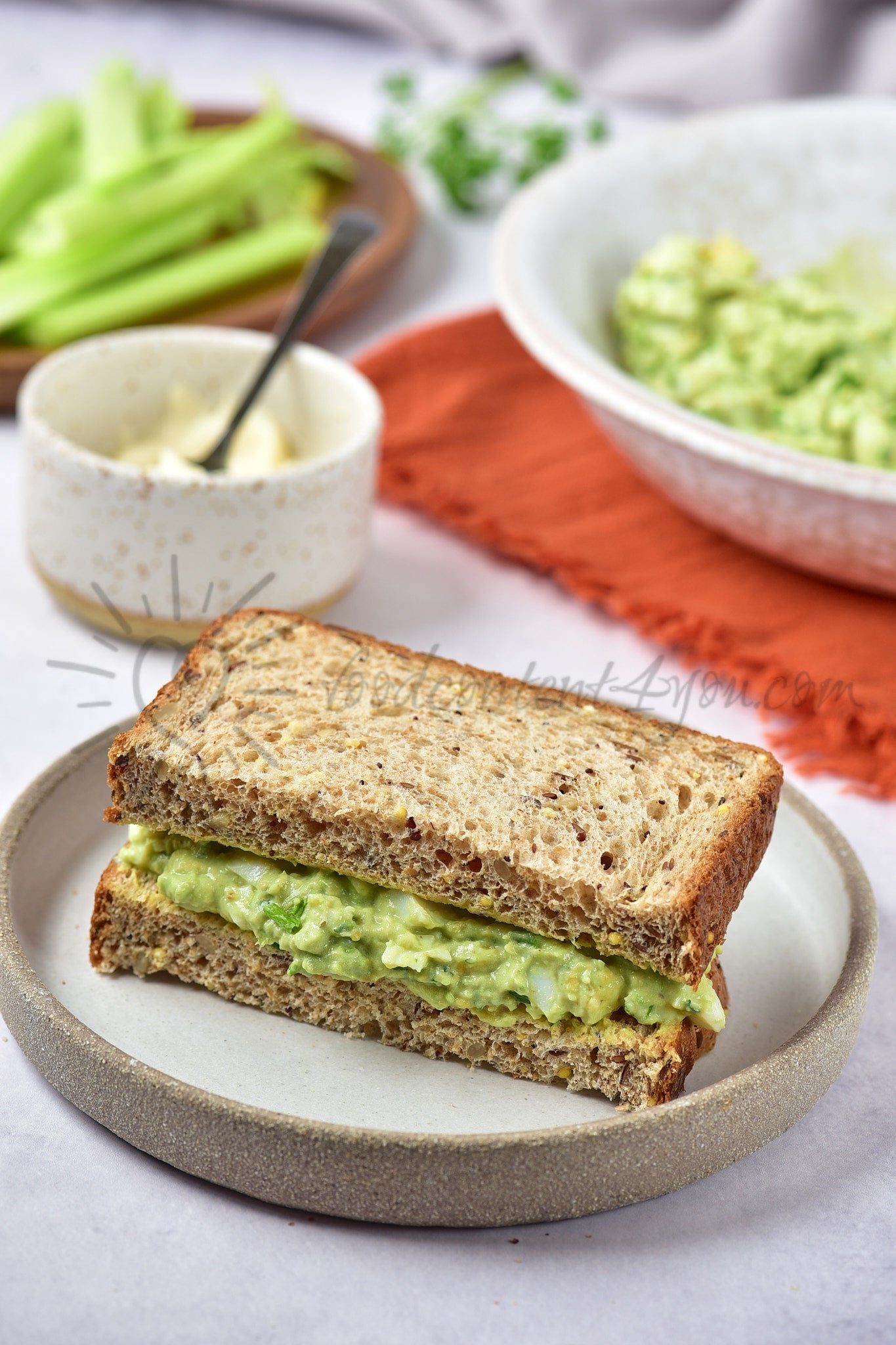 Avocado Egg Salad - Set 4 of 5