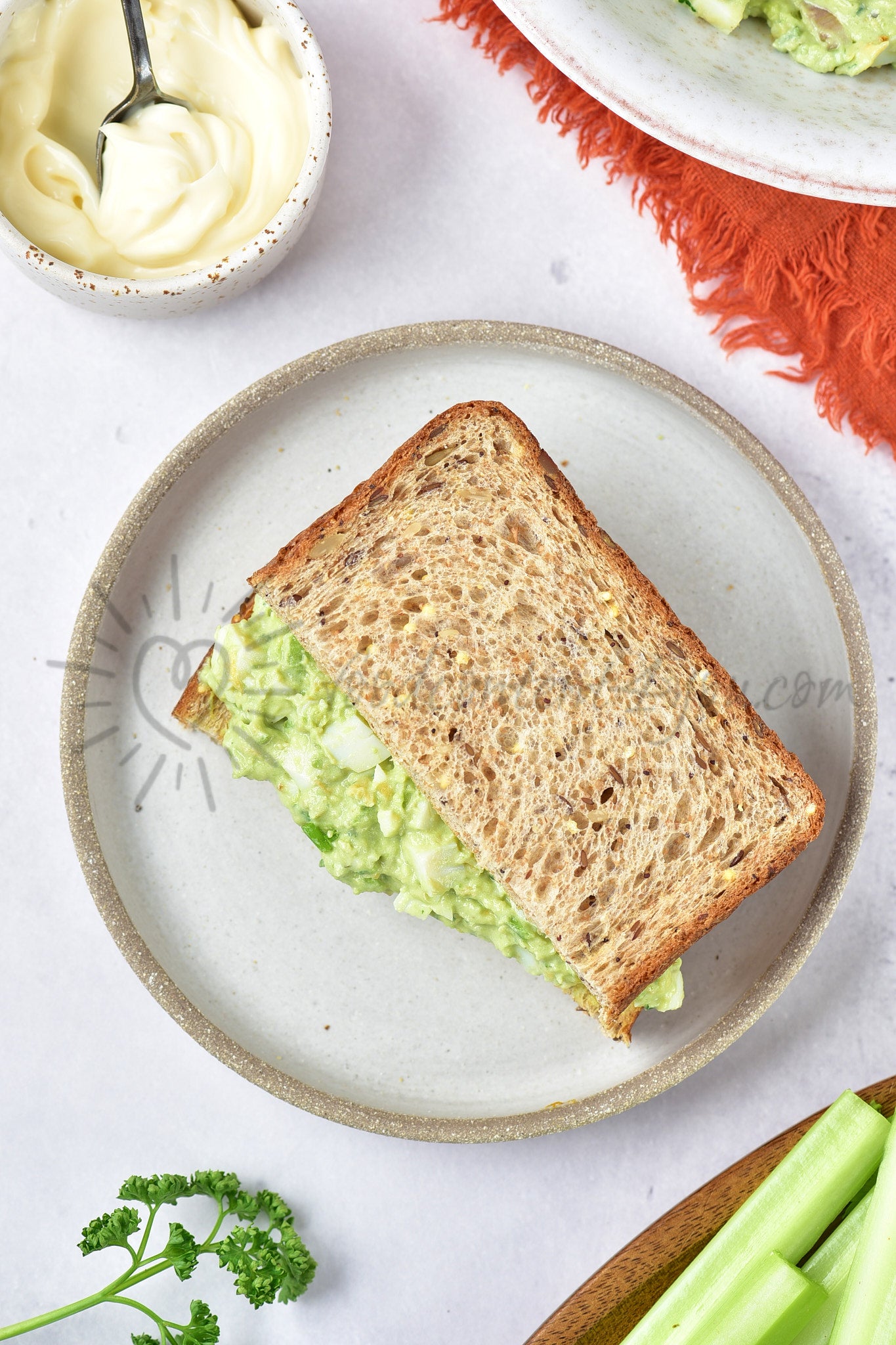Avocado Egg Salad - Set 4 of 5