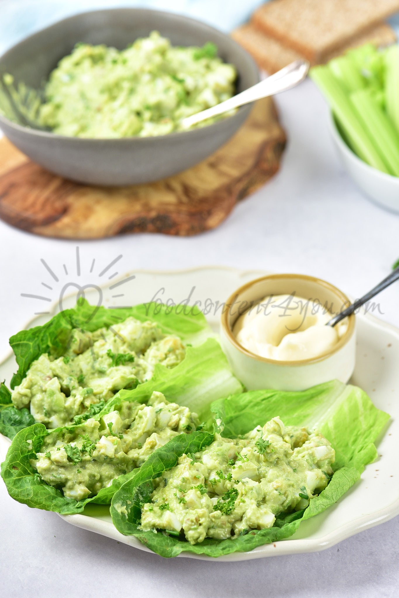 Avocado Egg Salad - Set 5 of 5