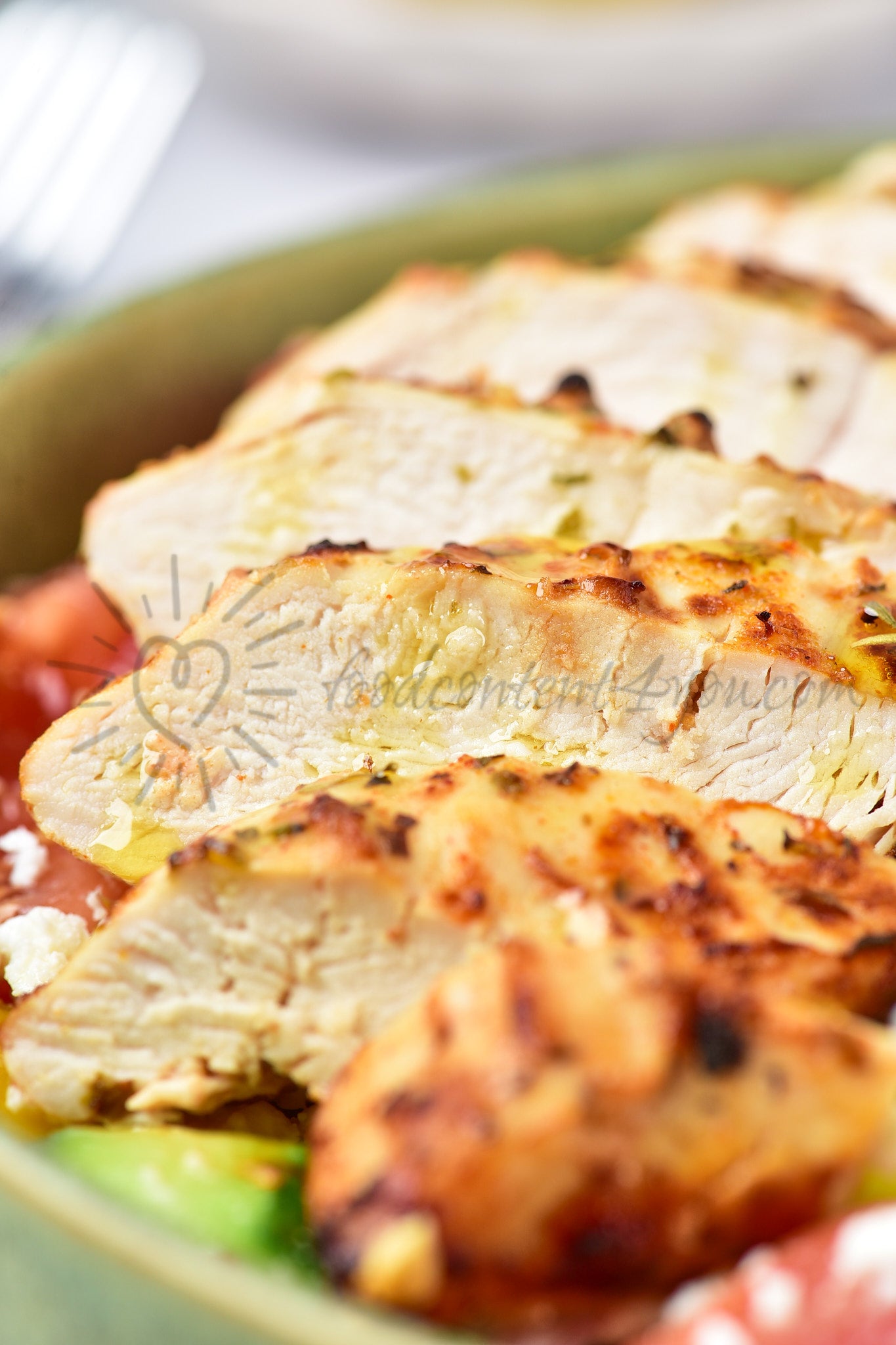 Air Fryer Greek Chicken Salad