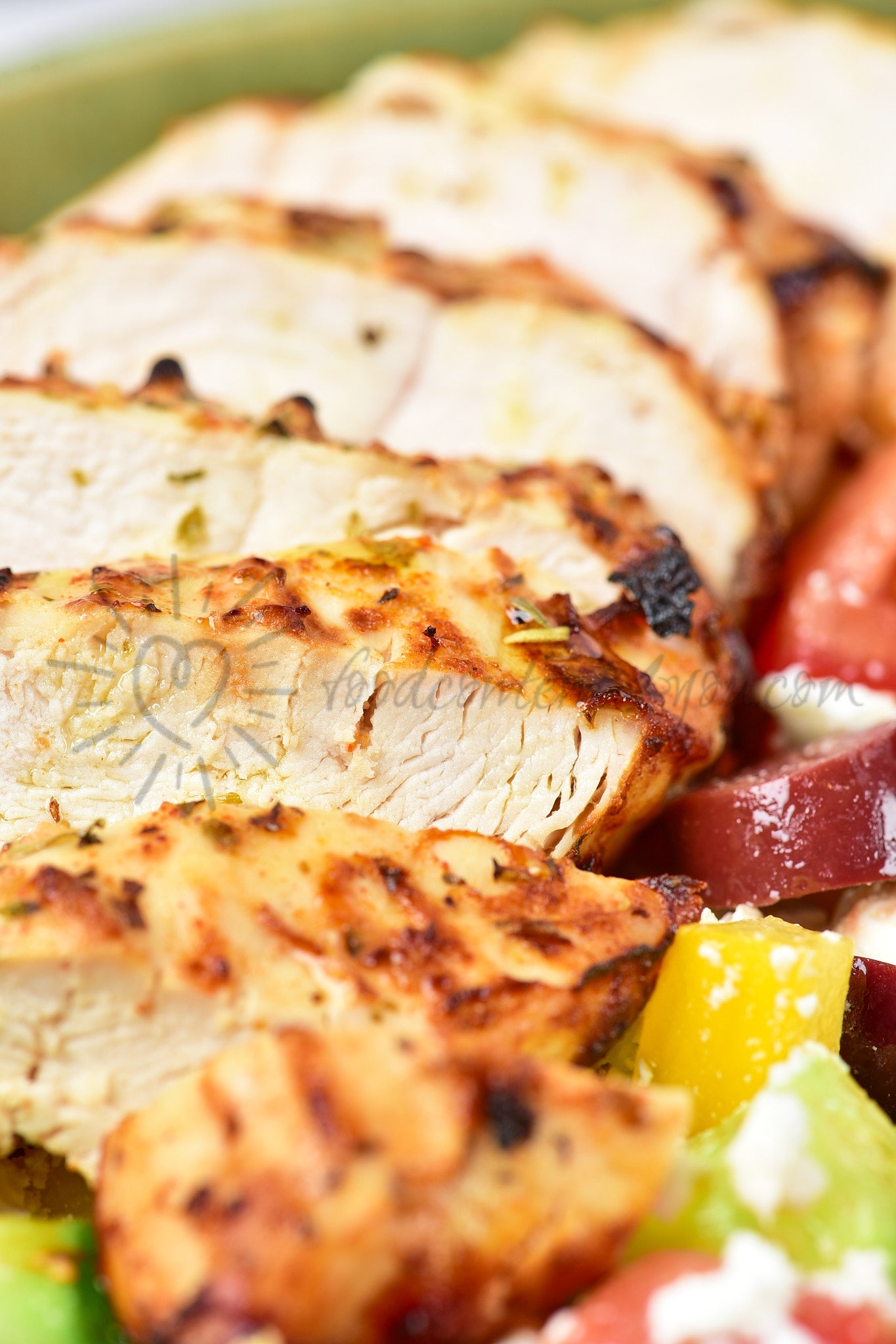 Air Fryer Greek Chicken Salad