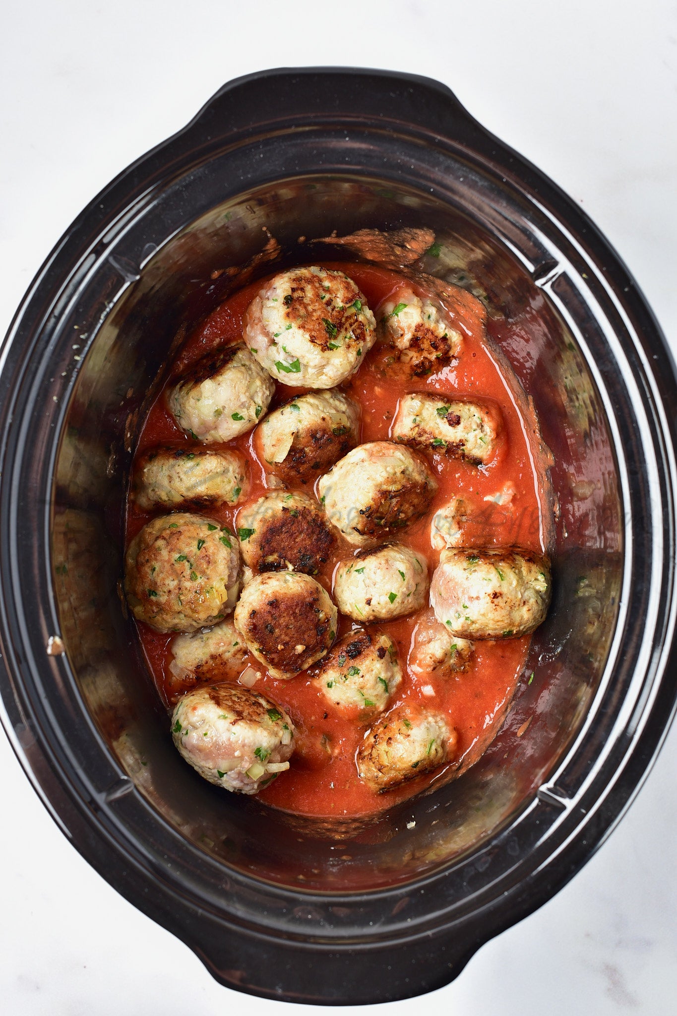 Crockpot Turkey Meatballs