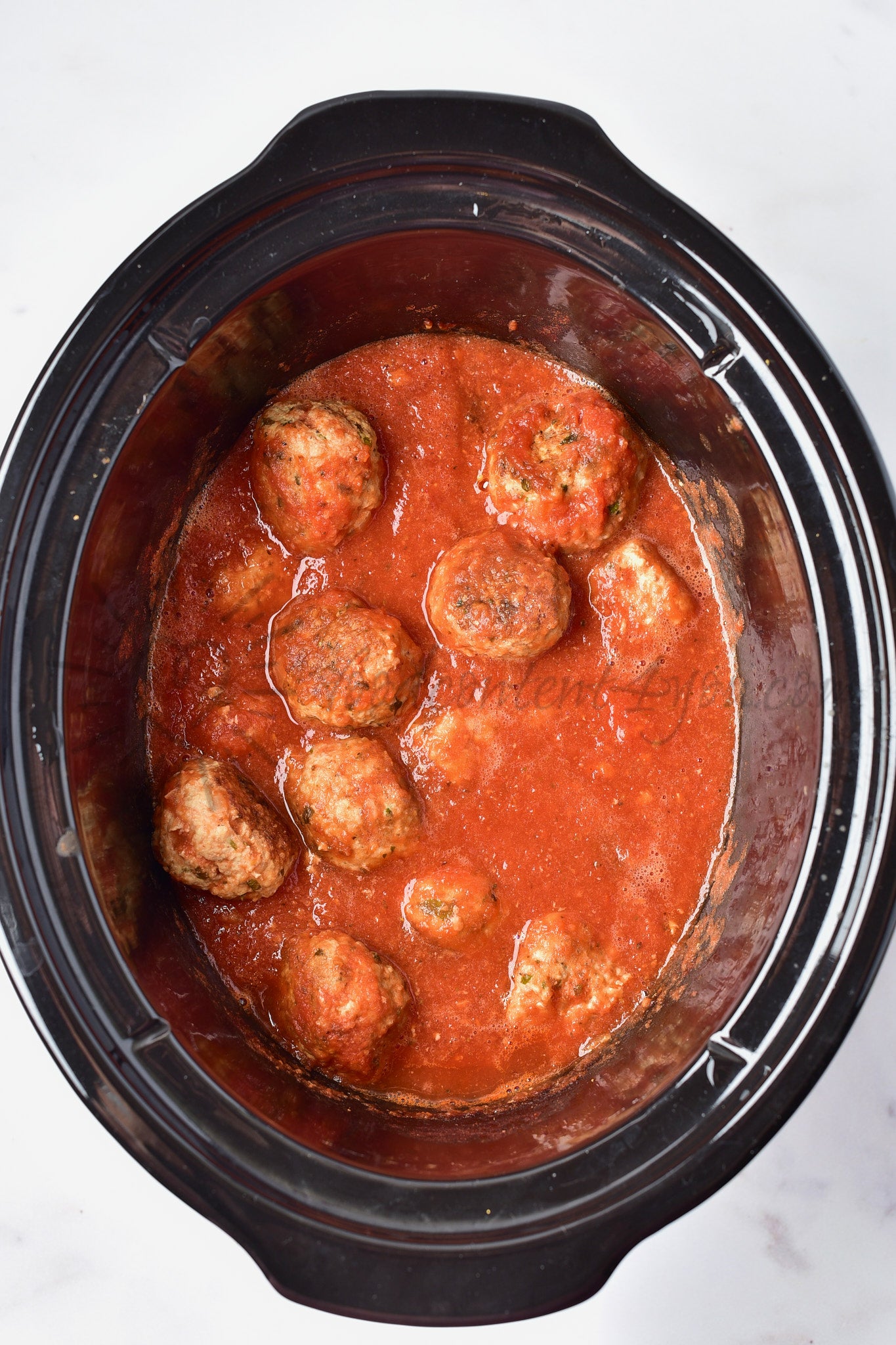 Crockpot Turkey Meatballs