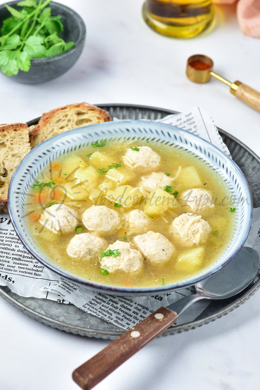 Chicken Meatball Soup - Set 4 of 5
