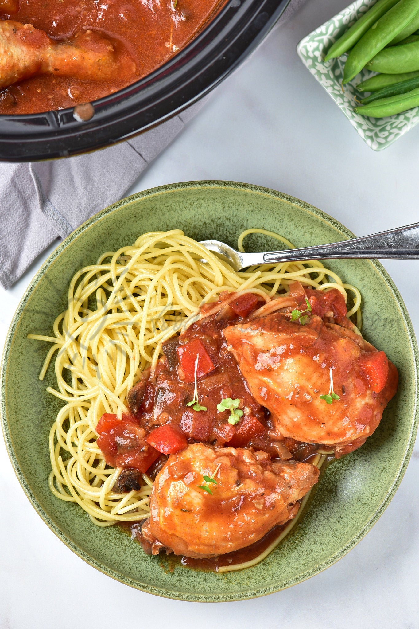 Crockpot Chicken Cacciatore - Set 5 of 5