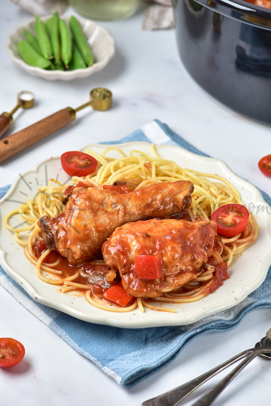 Crockpot Chicken Cacciatore - Set 4 of 5