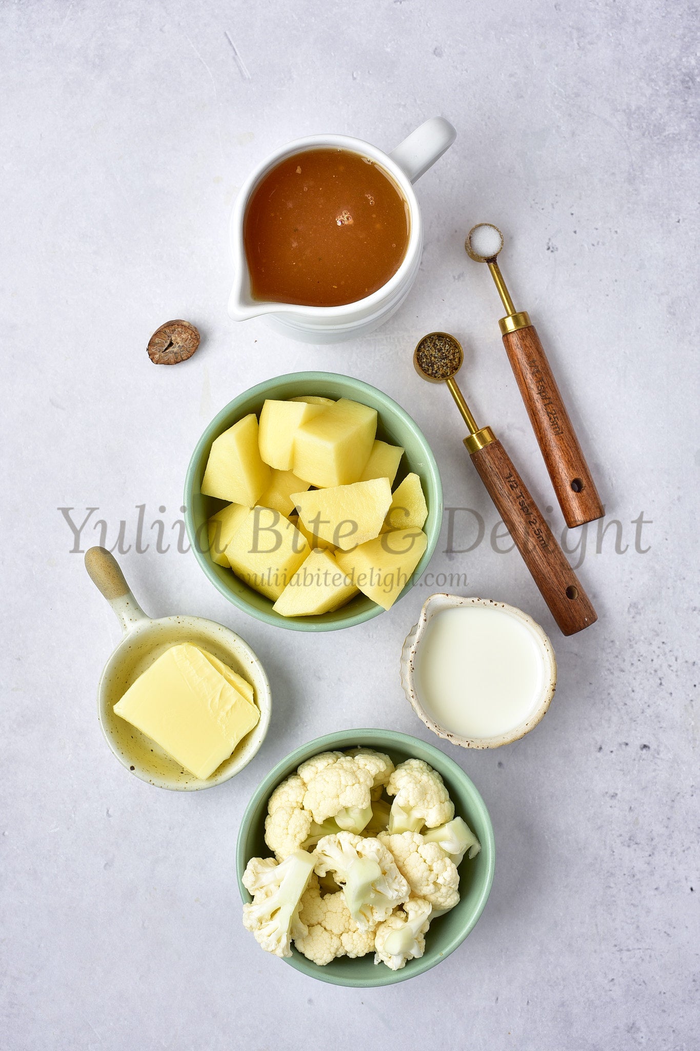 Cauliflower and Potato Mash - Set 3 of 5