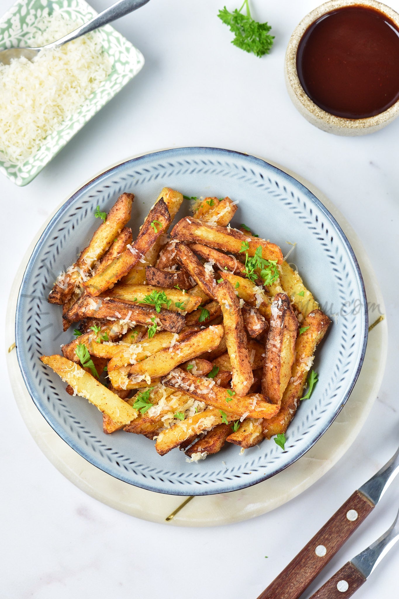 Air Fryer Parmesan Fries - Set 1 of 5