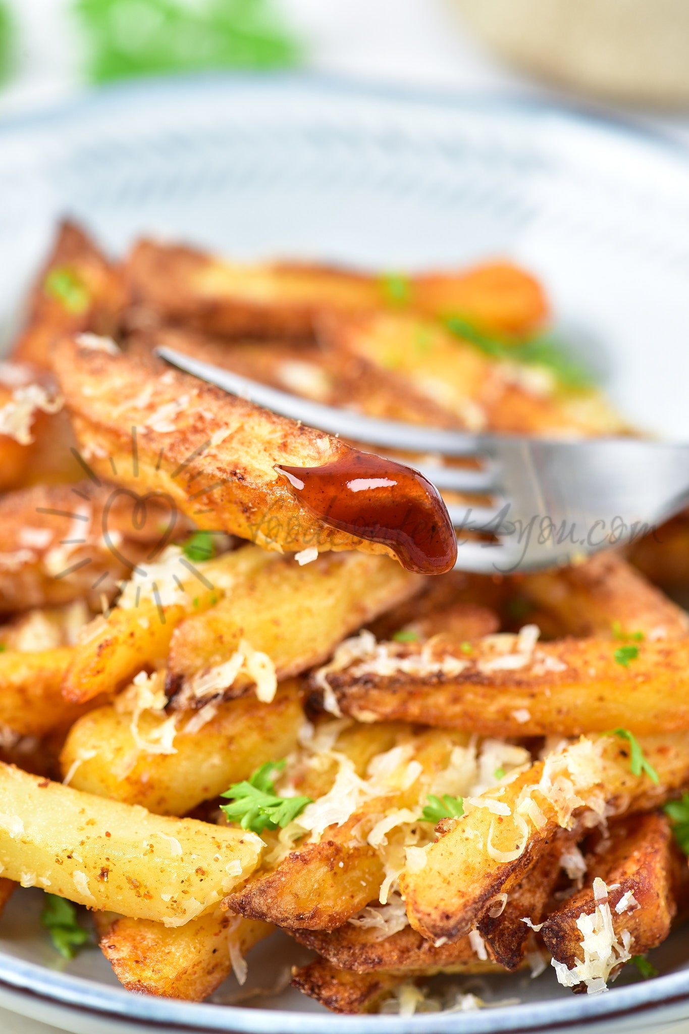 Air Fryer Parmesan Fries - Set 1 of 5