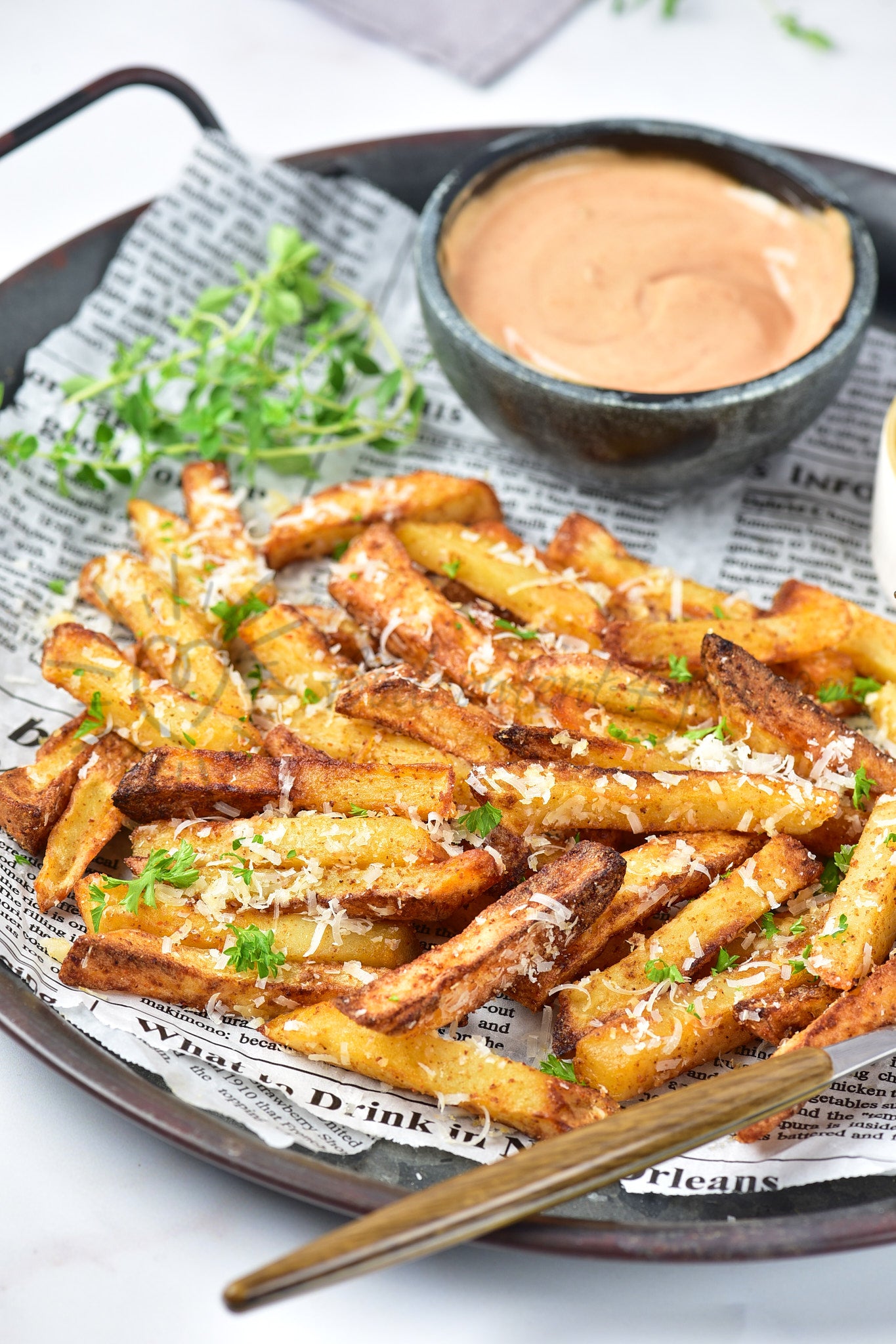 Air Fryer Parmesan Fries - Set 3 of 5