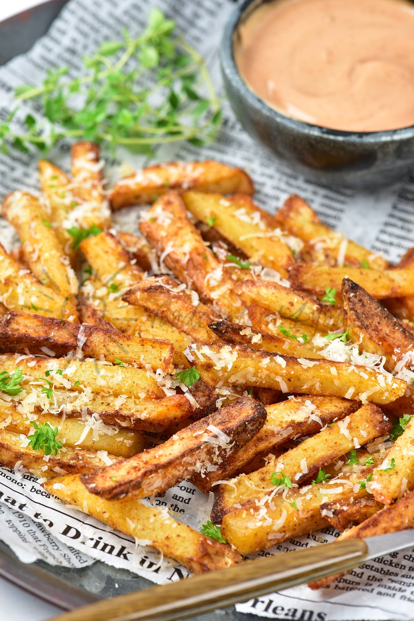 Air Fryer Parmesan Fries - Set 3 of 5