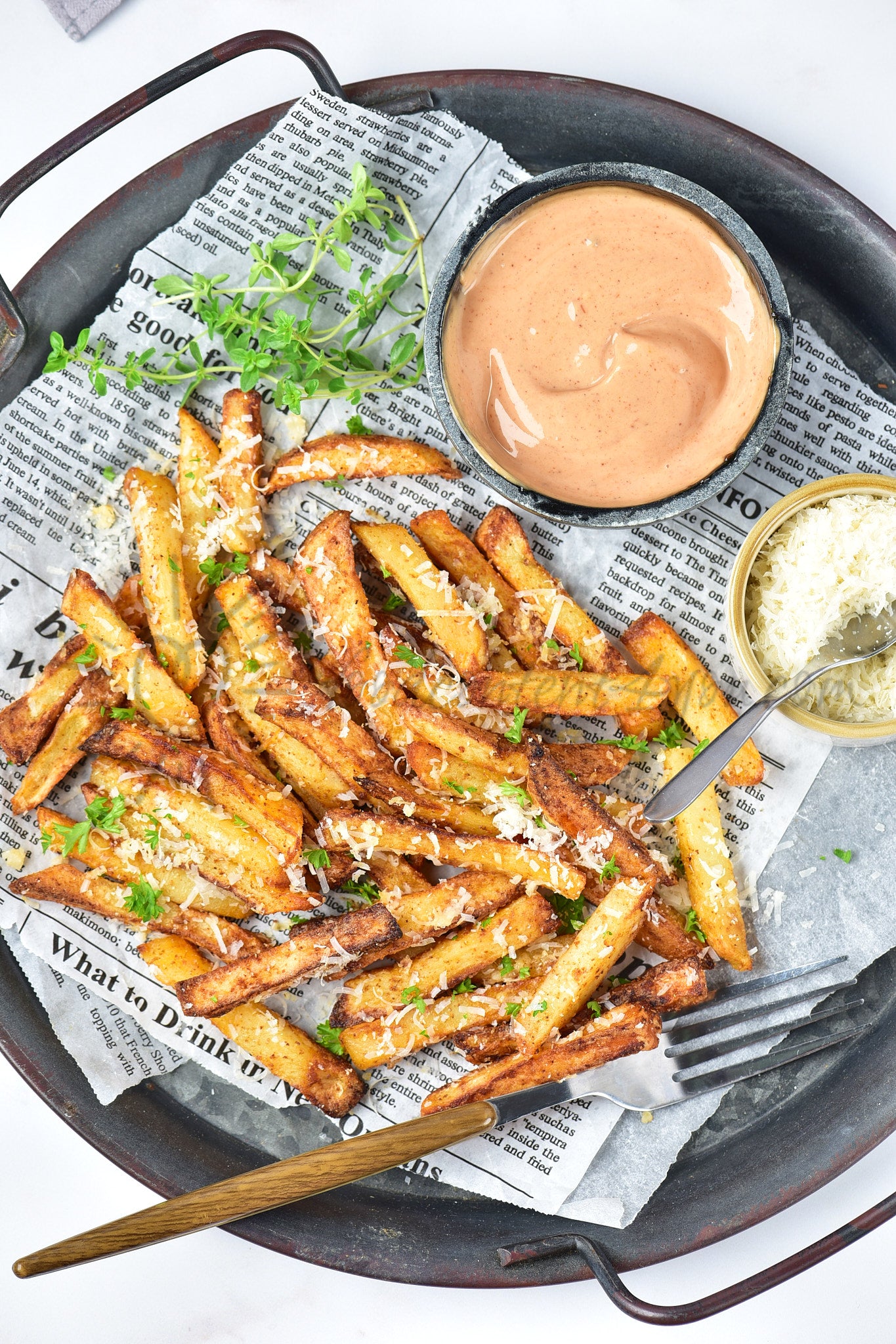 Air Fryer Parmesan Fries - Set 3 of 5