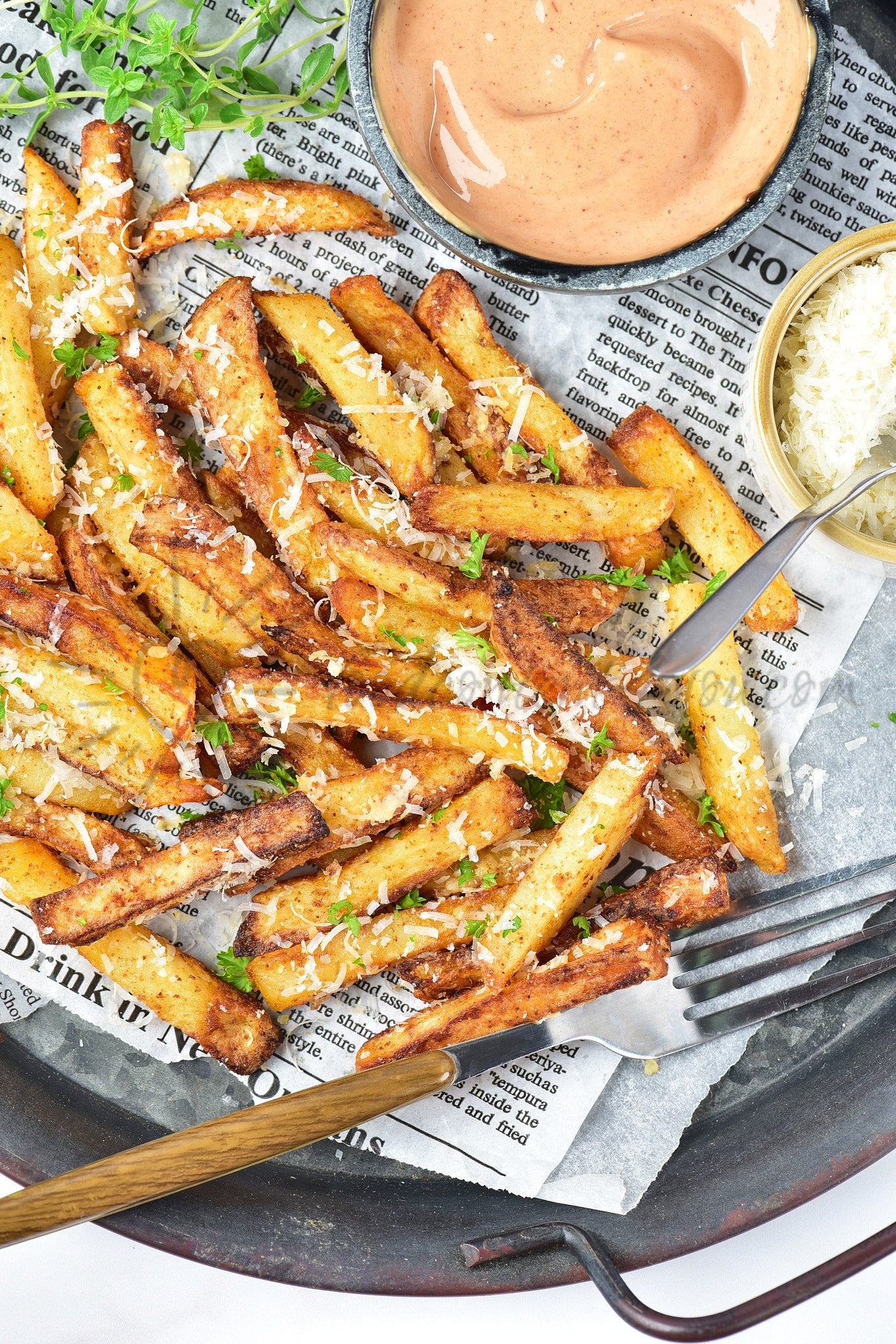 Air Fryer Parmesan Fries - Set 3 of 5