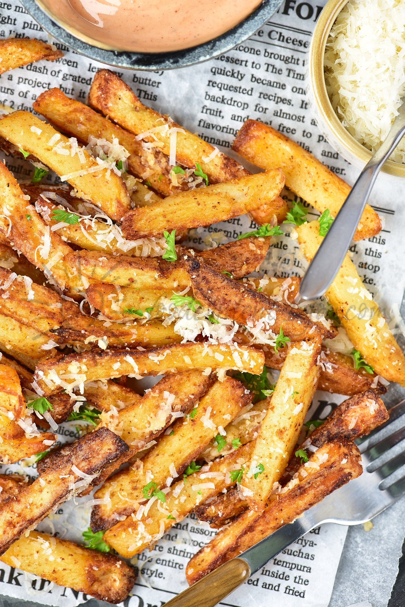Air Fryer Parmesan Fries - Set 3 of 5
