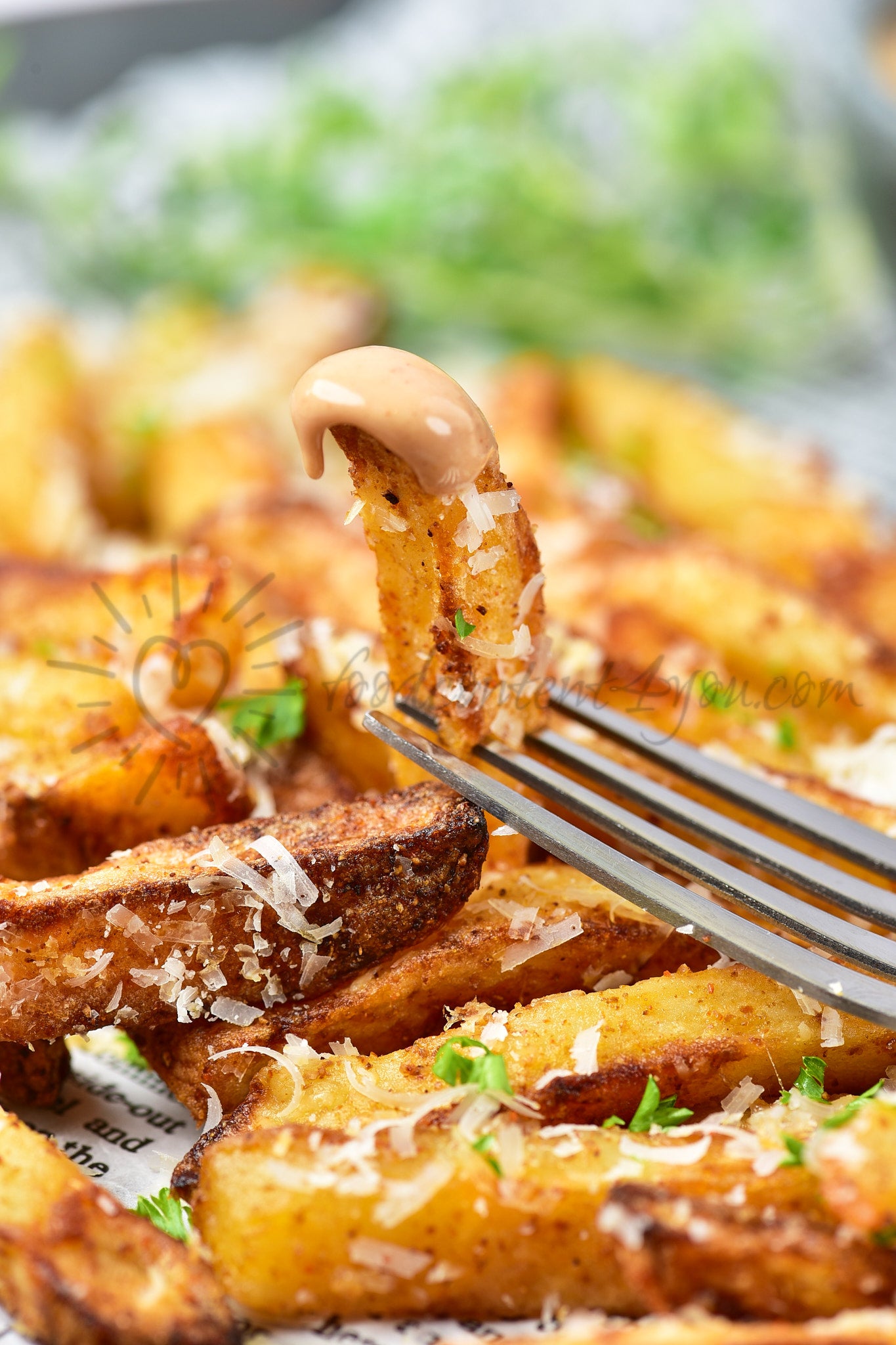 Air Fryer Parmesan Fries - Set 3 of 5