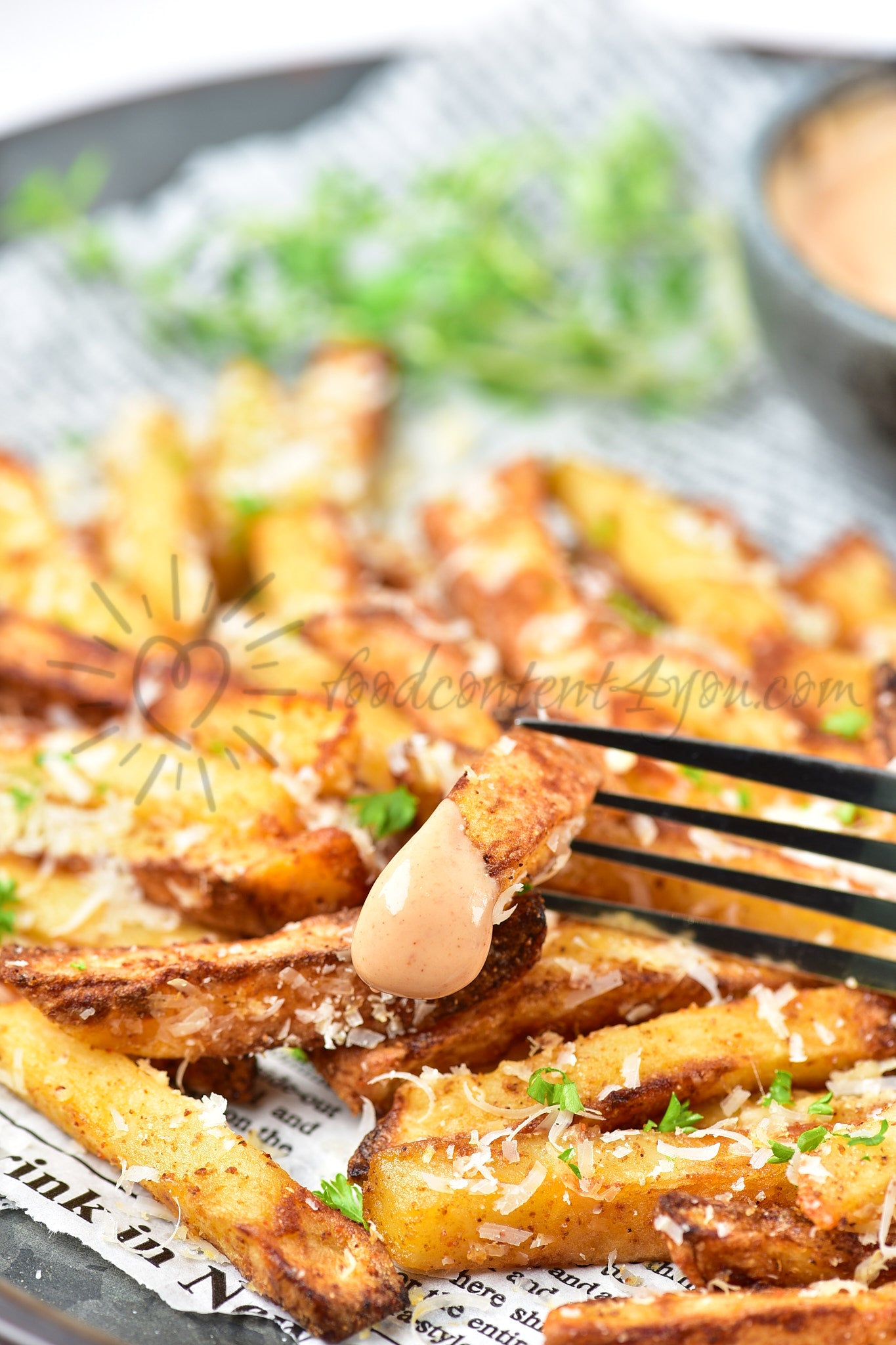 Air Fryer Parmesan Fries - Set 3 of 5