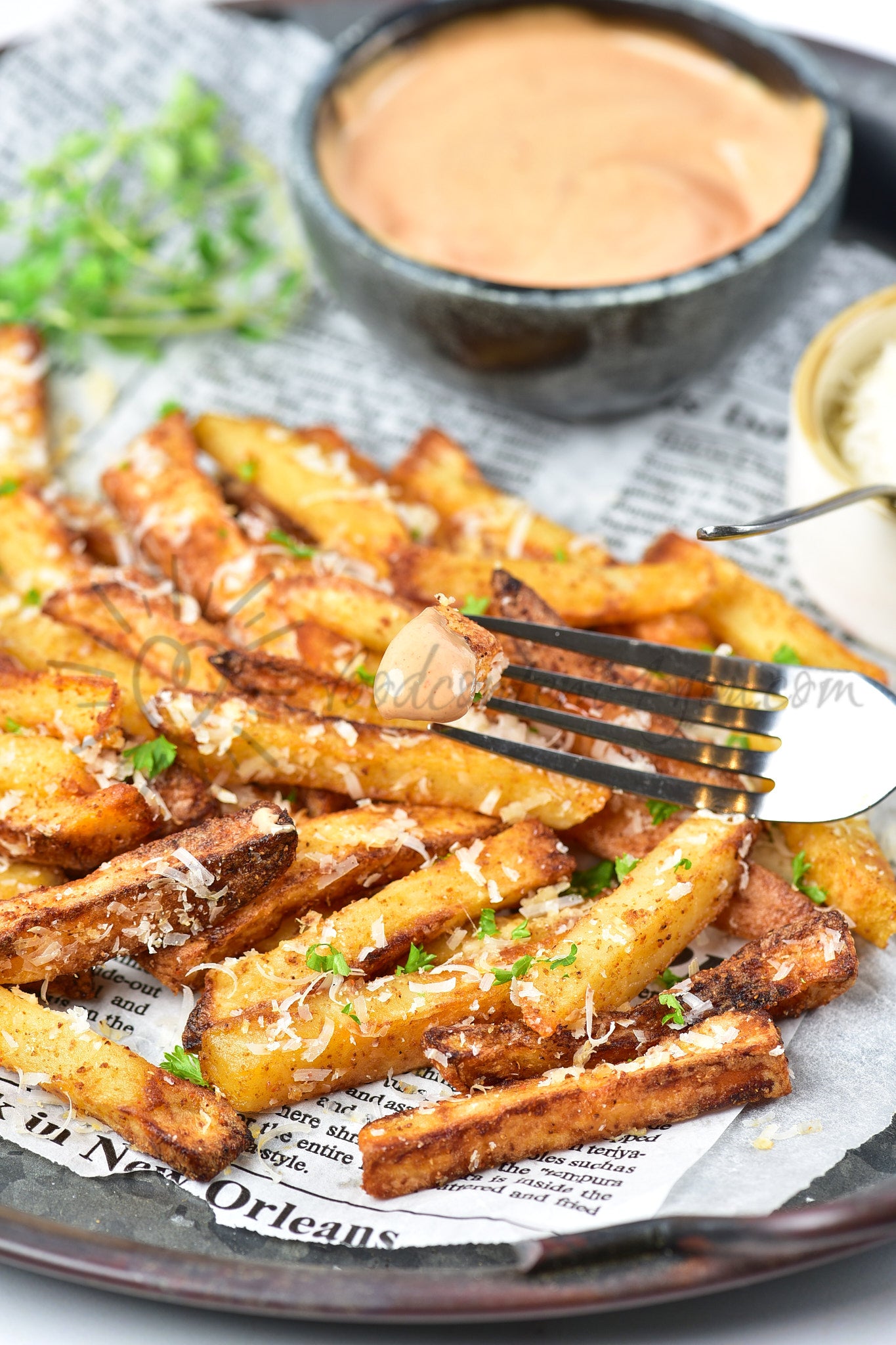 Air Fryer Parmesan Fries - Set 3 of 5