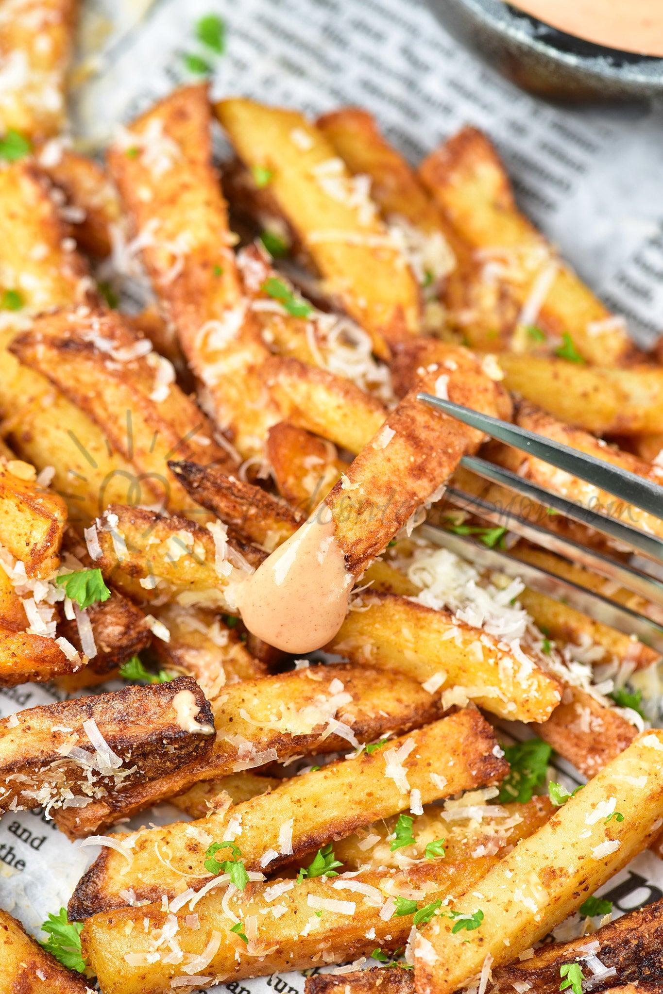 Air Fryer Parmesan Fries - Set 3 of 5