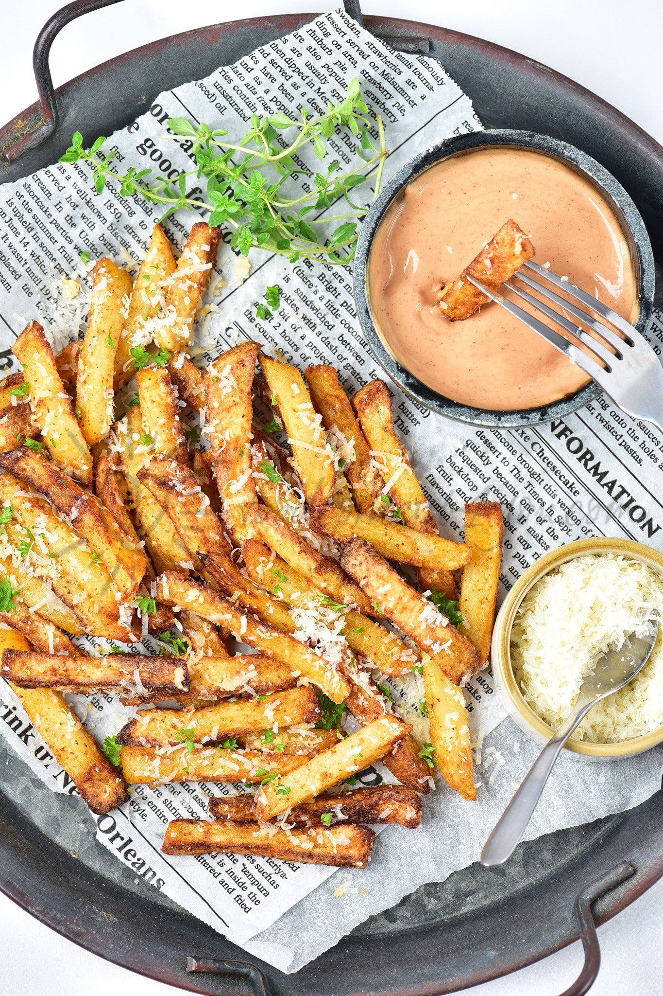 Air Fryer Parmesan Fries - Set 3 of 5