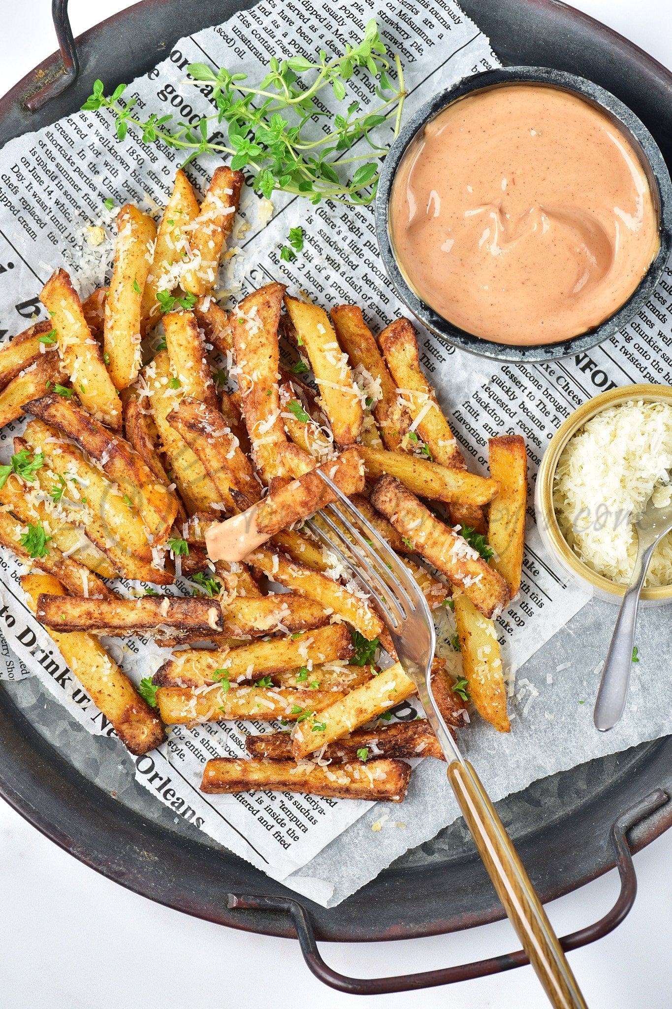 Air Fryer Parmesan Fries - Set 3 of 5