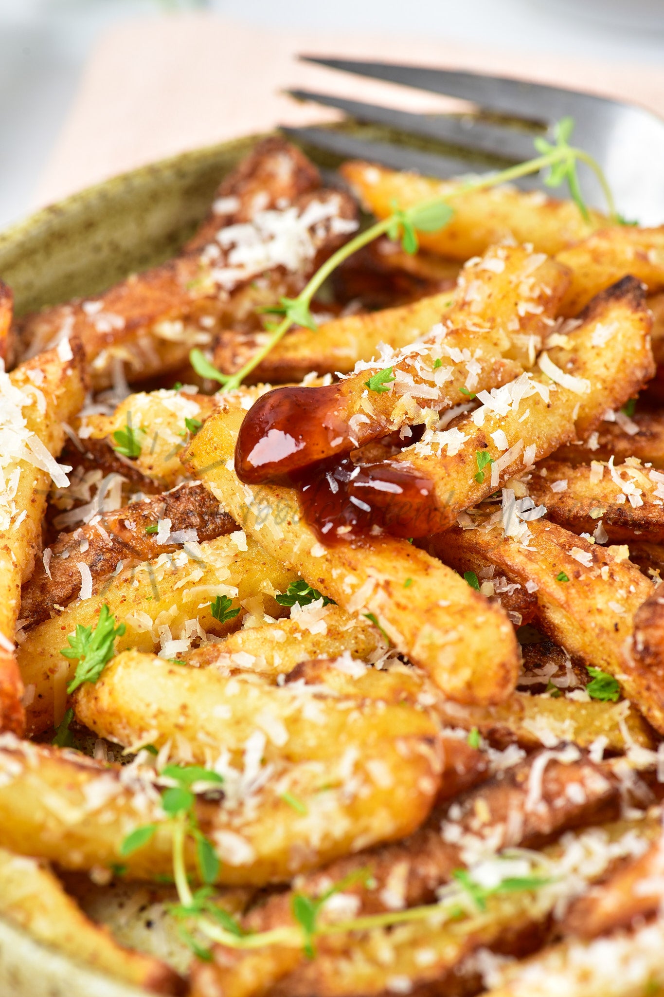 Air Fryer Parmesan Fries - Set 5 of 5