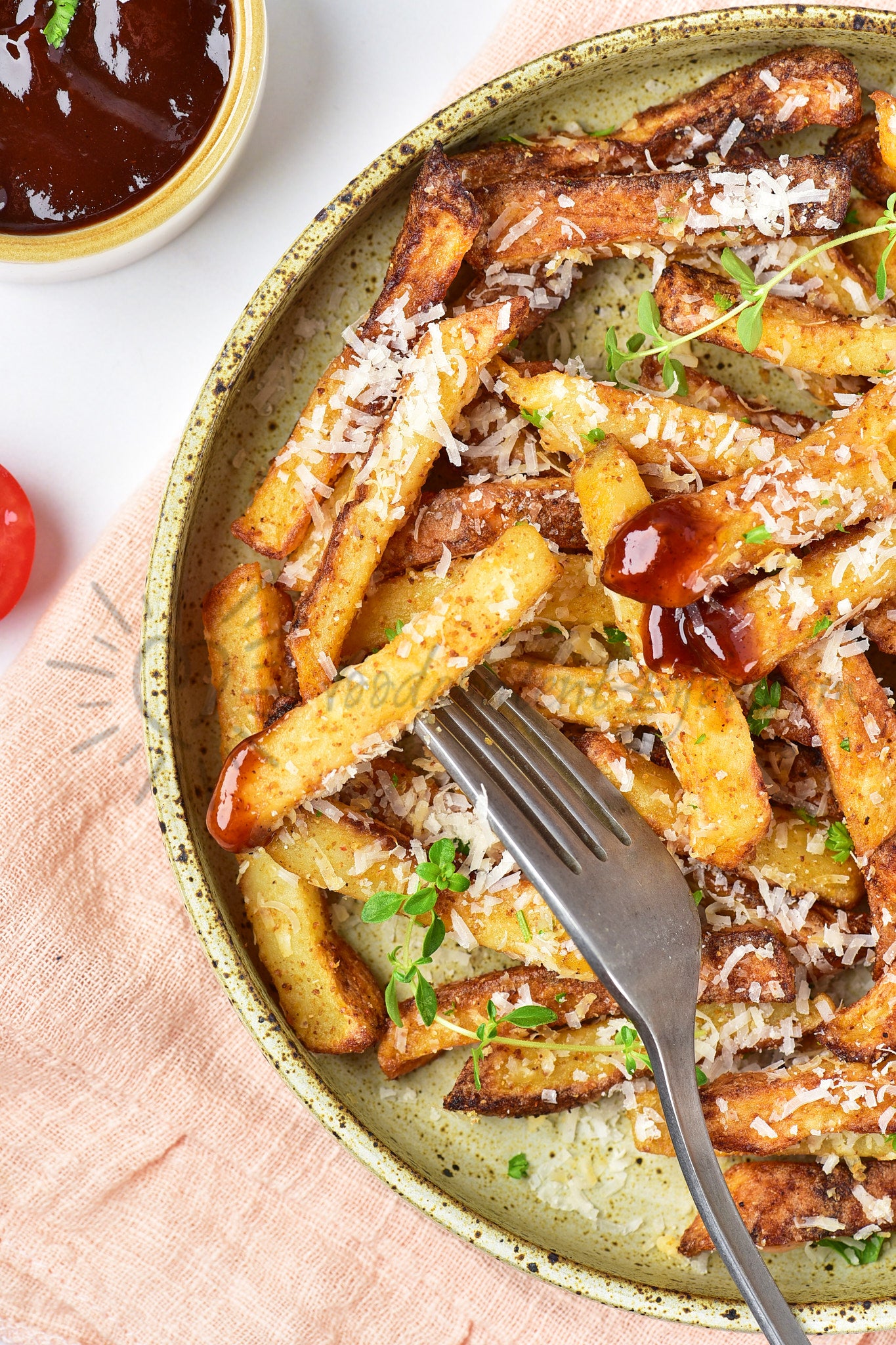 Air Fryer Parmesan Fries - Set 5 of 5