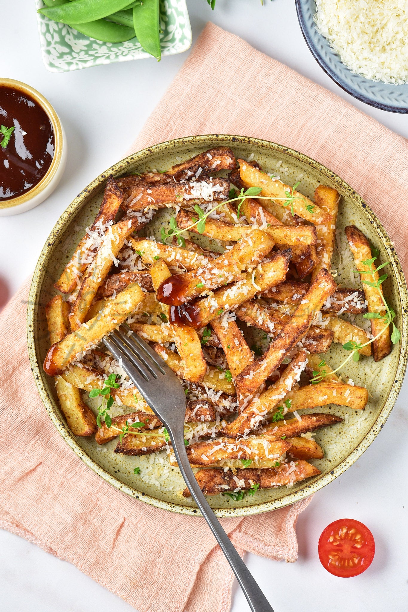 Air Fryer Parmesan Fries - Set 5 of 5