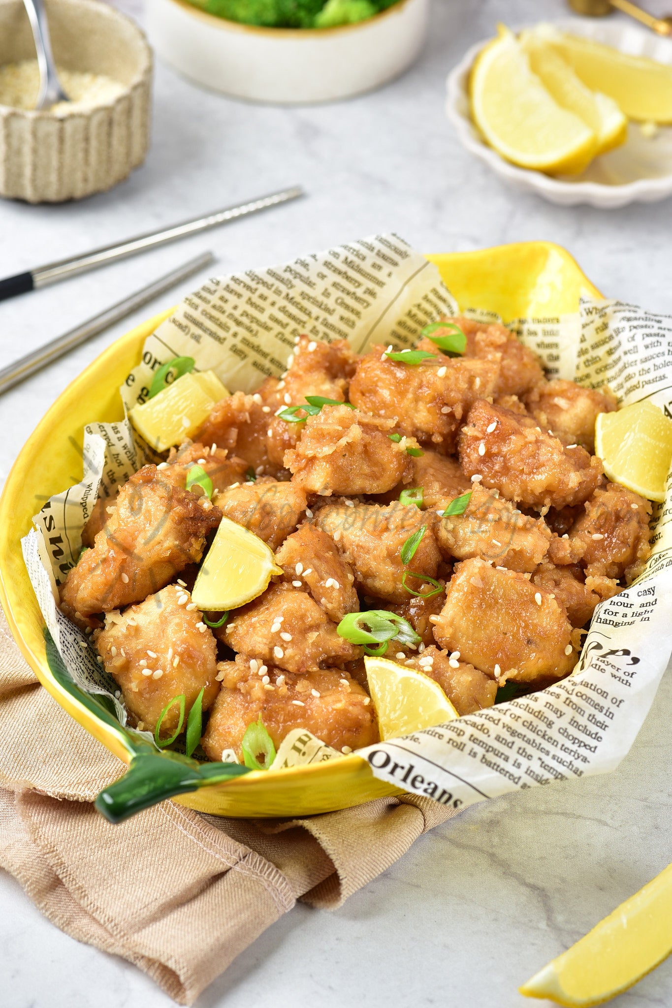 Chinese Lemon Chicken - Set 3 of 5