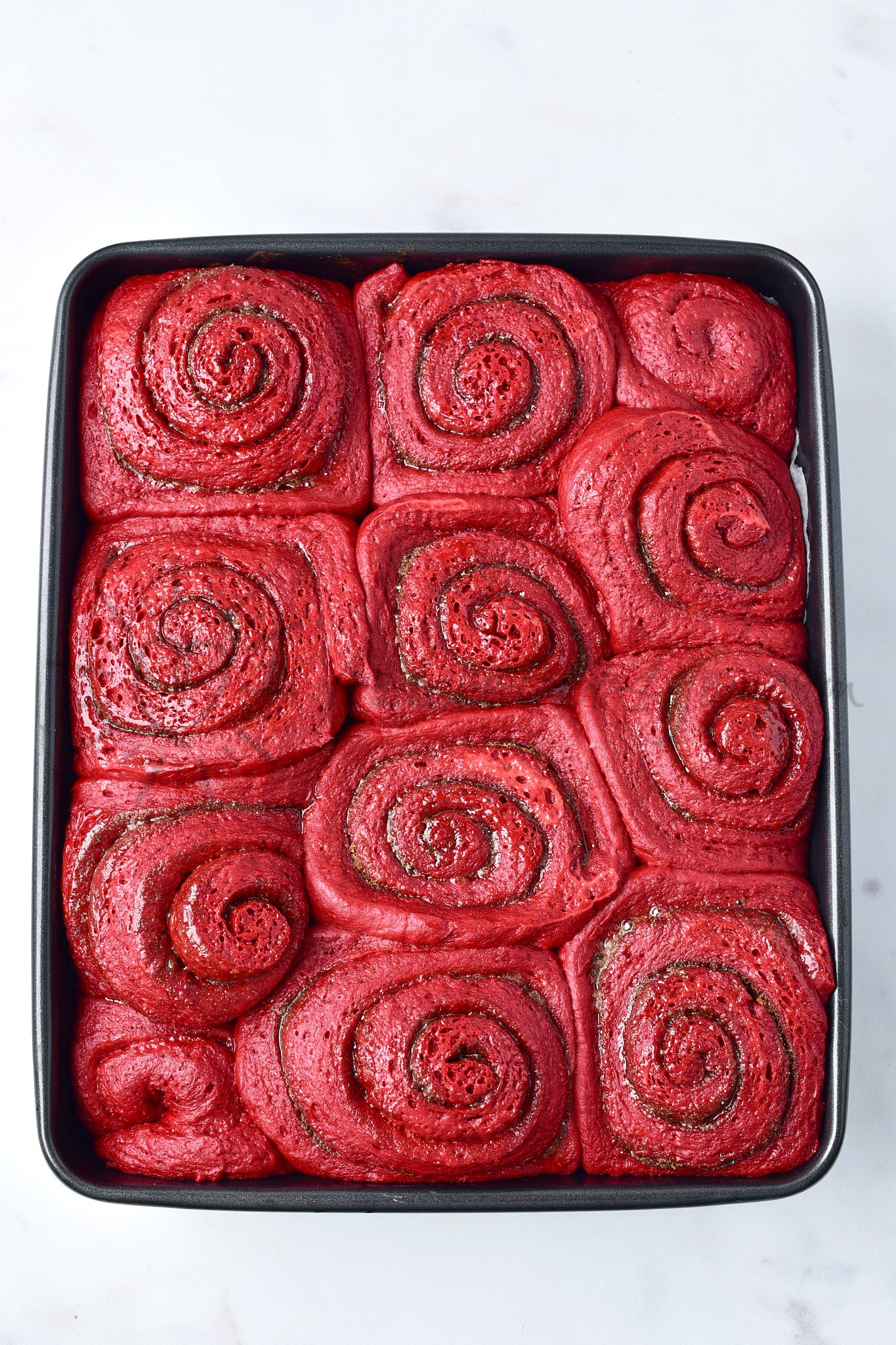Red Velvet Cinnamon Rolls - Set 5 of 5