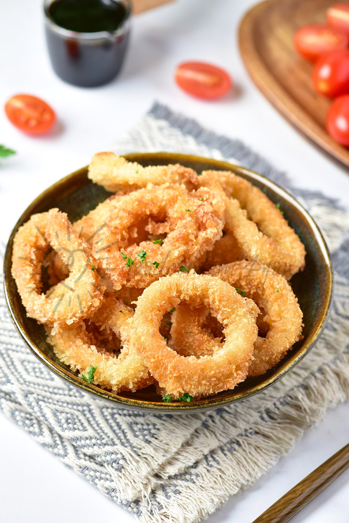 Crispy Fried Calamari Rings - Set 4 of 5