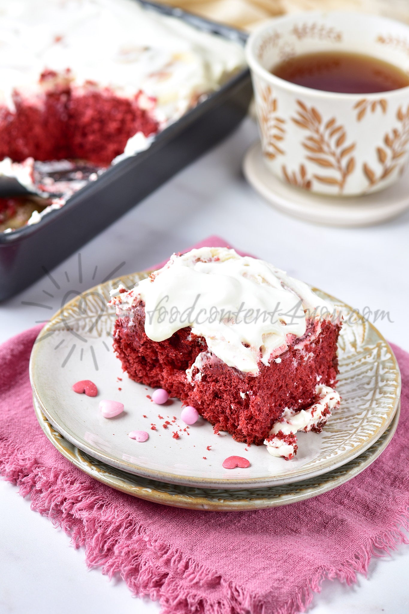 Red Velvet Cinnamon Rolls - Set 2 of 5