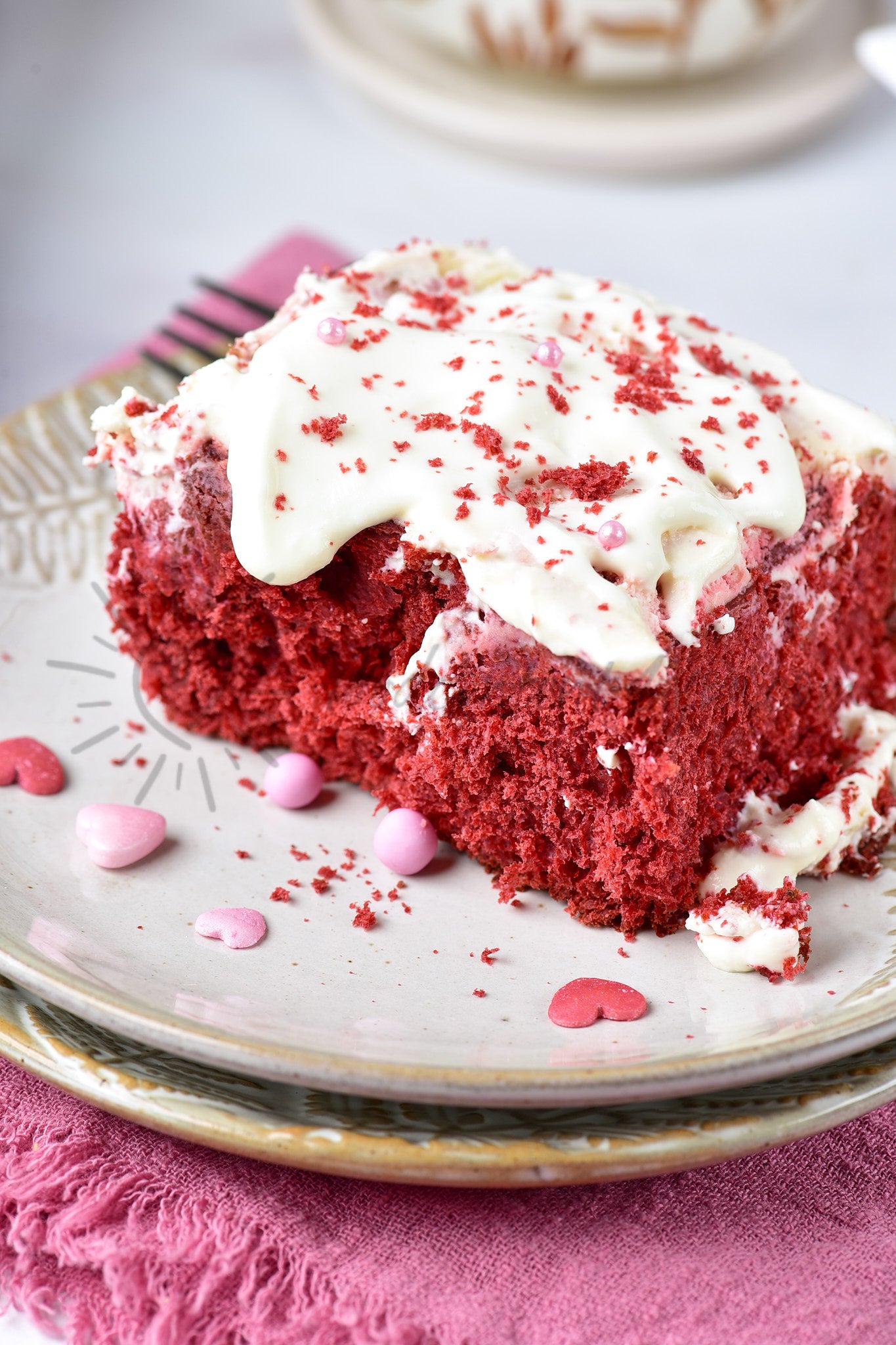 Red Velvet Cinnamon Rolls - Set 2 of 5