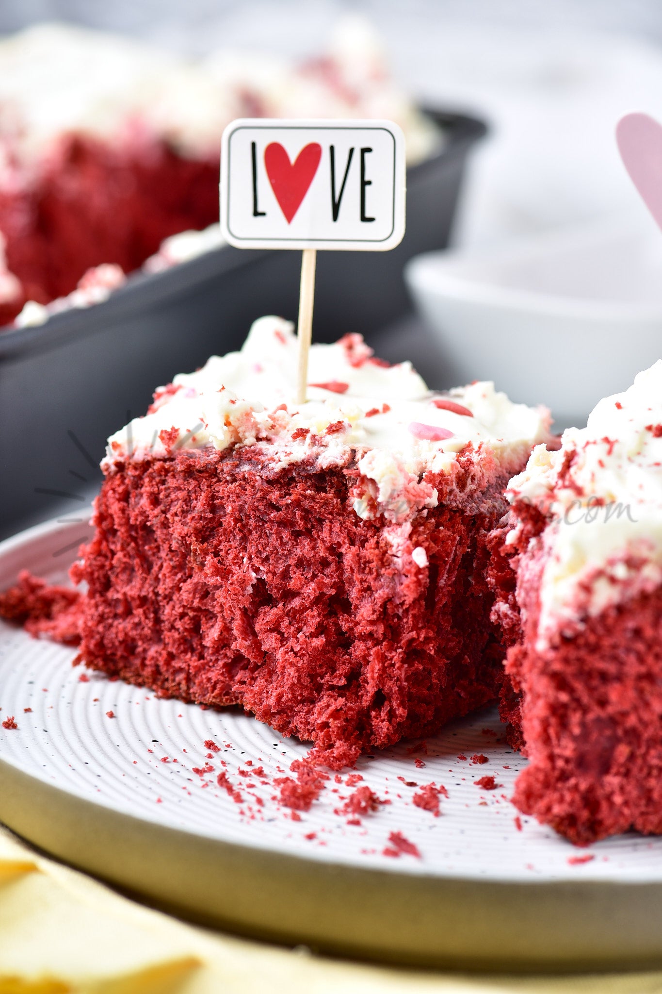 Red Velvet Cinnamon Rolls - Set 3 of 5