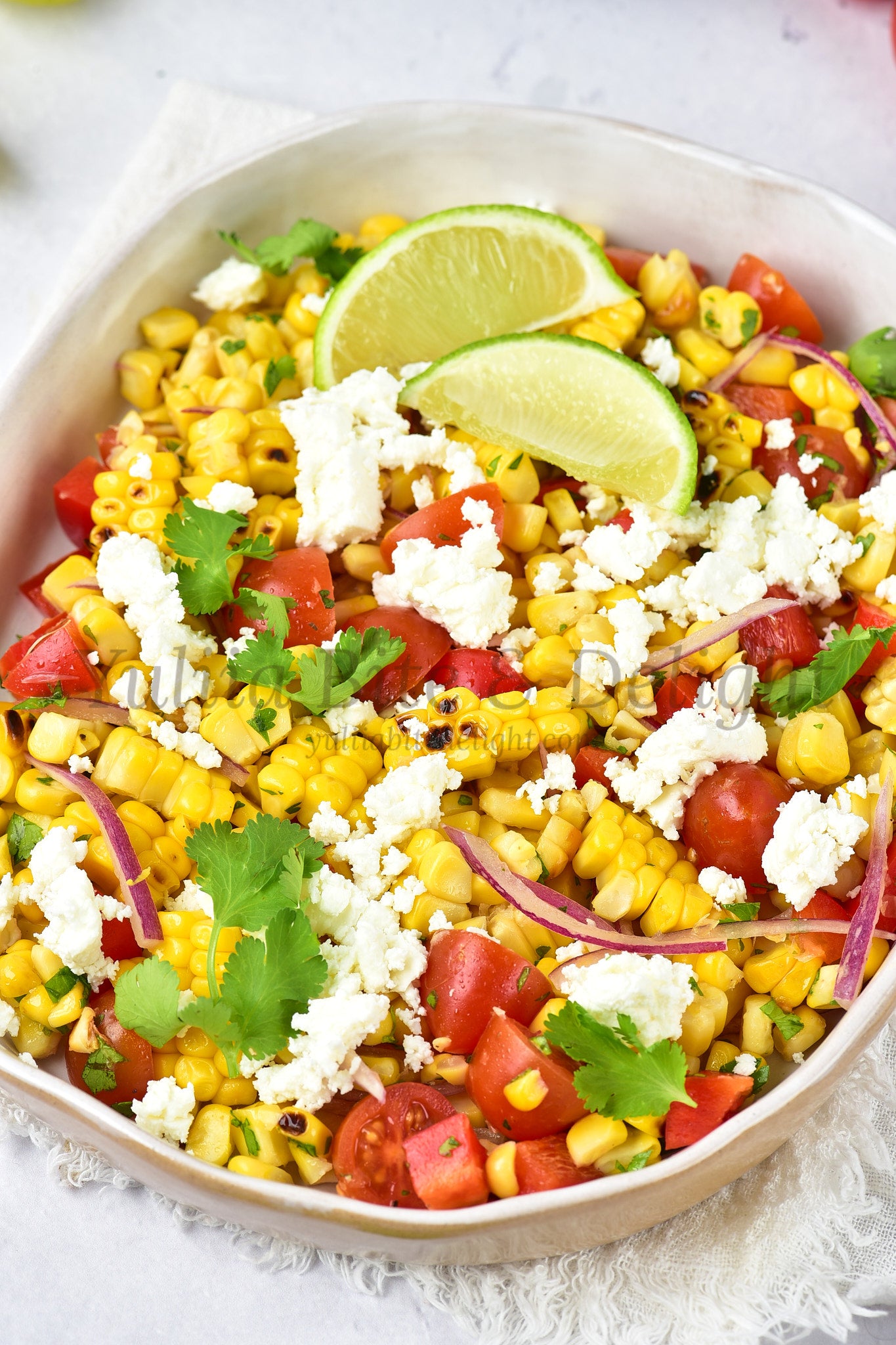 Grilled Corn Salad - Set 1 of 5