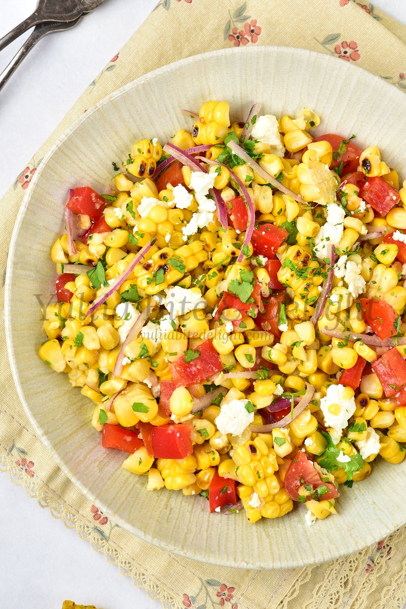 Grilled Corn Salad - Set 3 of 5