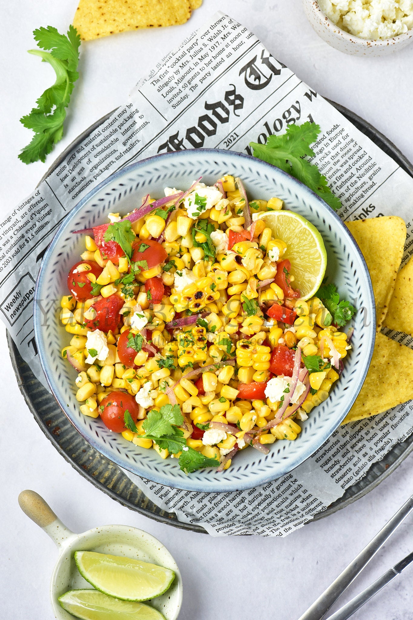 Grilled Corn Salad - Set 5 of 5