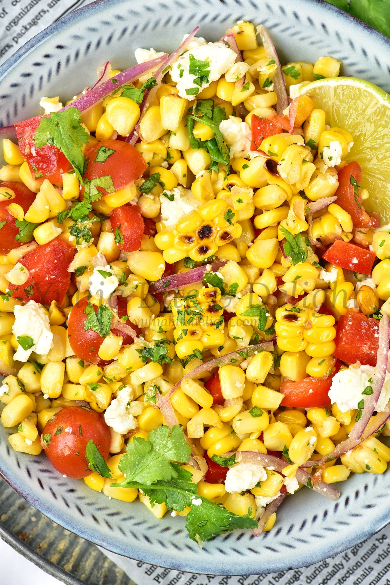 Grilled Corn Salad - Set 5 of 5