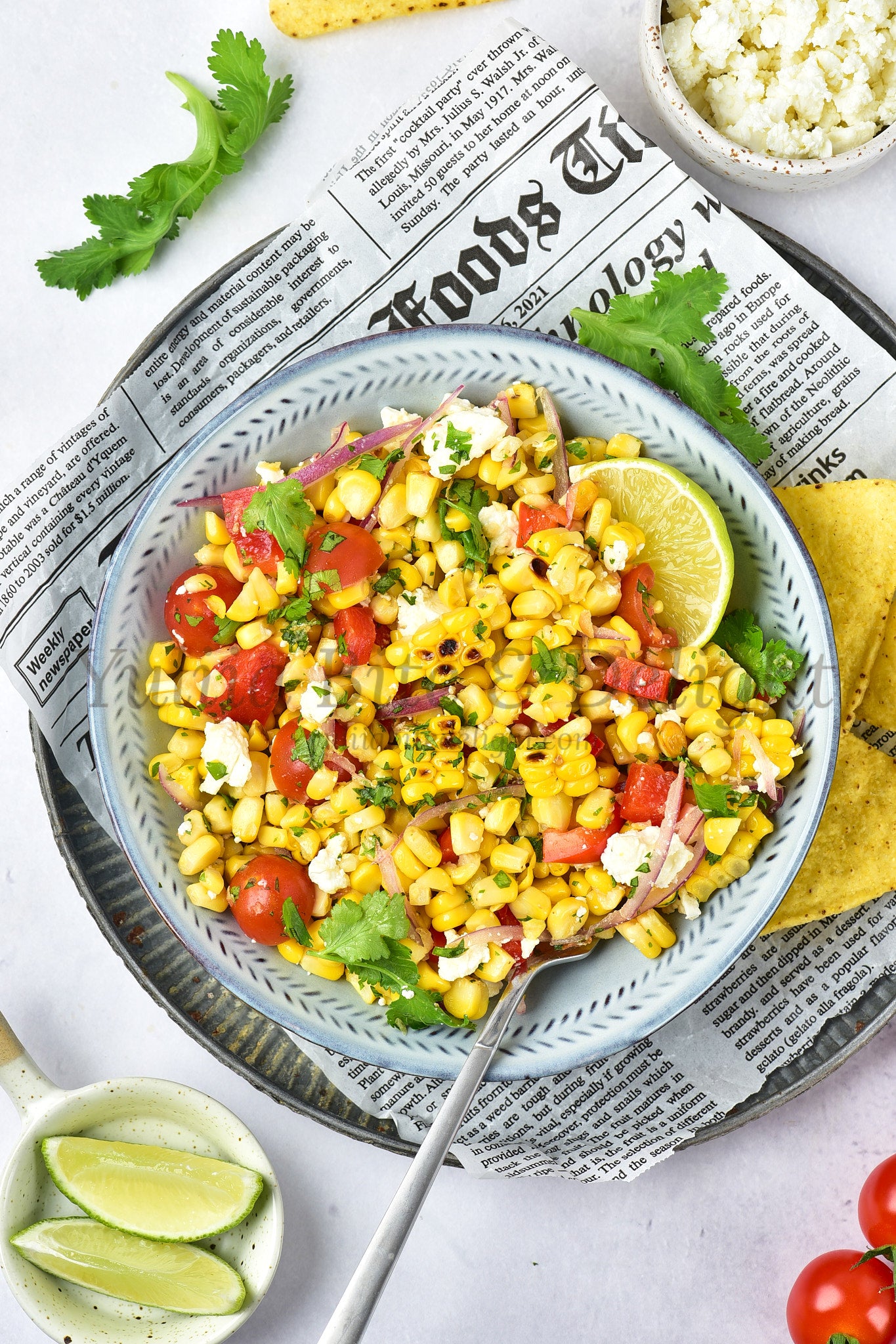 Grilled Corn Salad - Set 5 of 5