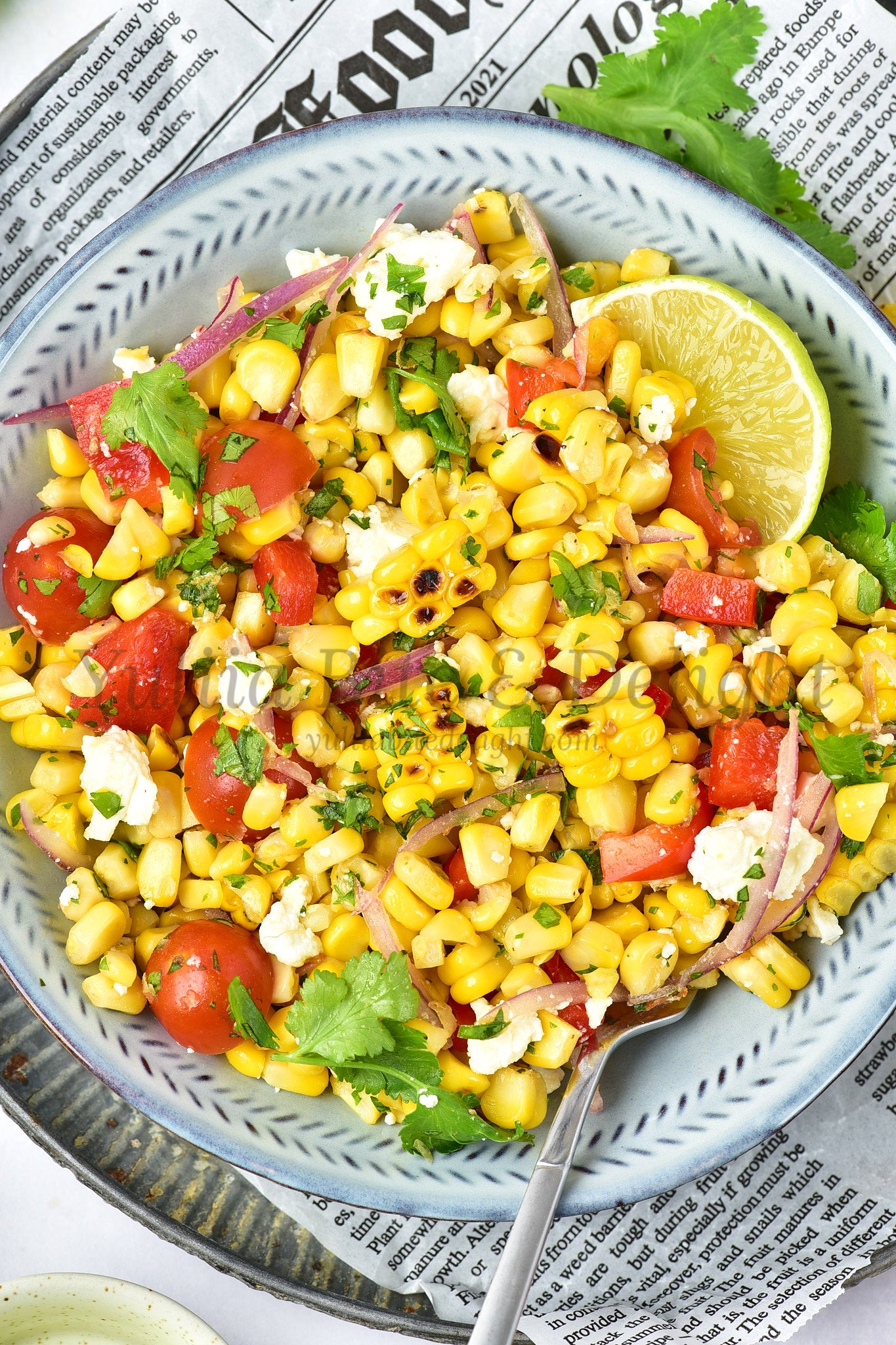 Grilled Corn Salad - Set 5 of 5