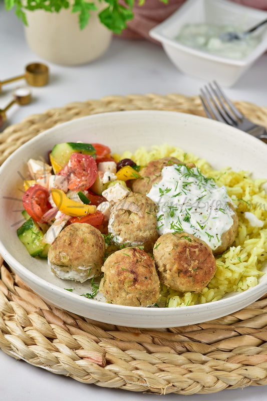 Greek Turkey Meatballs - Set 4 of 5