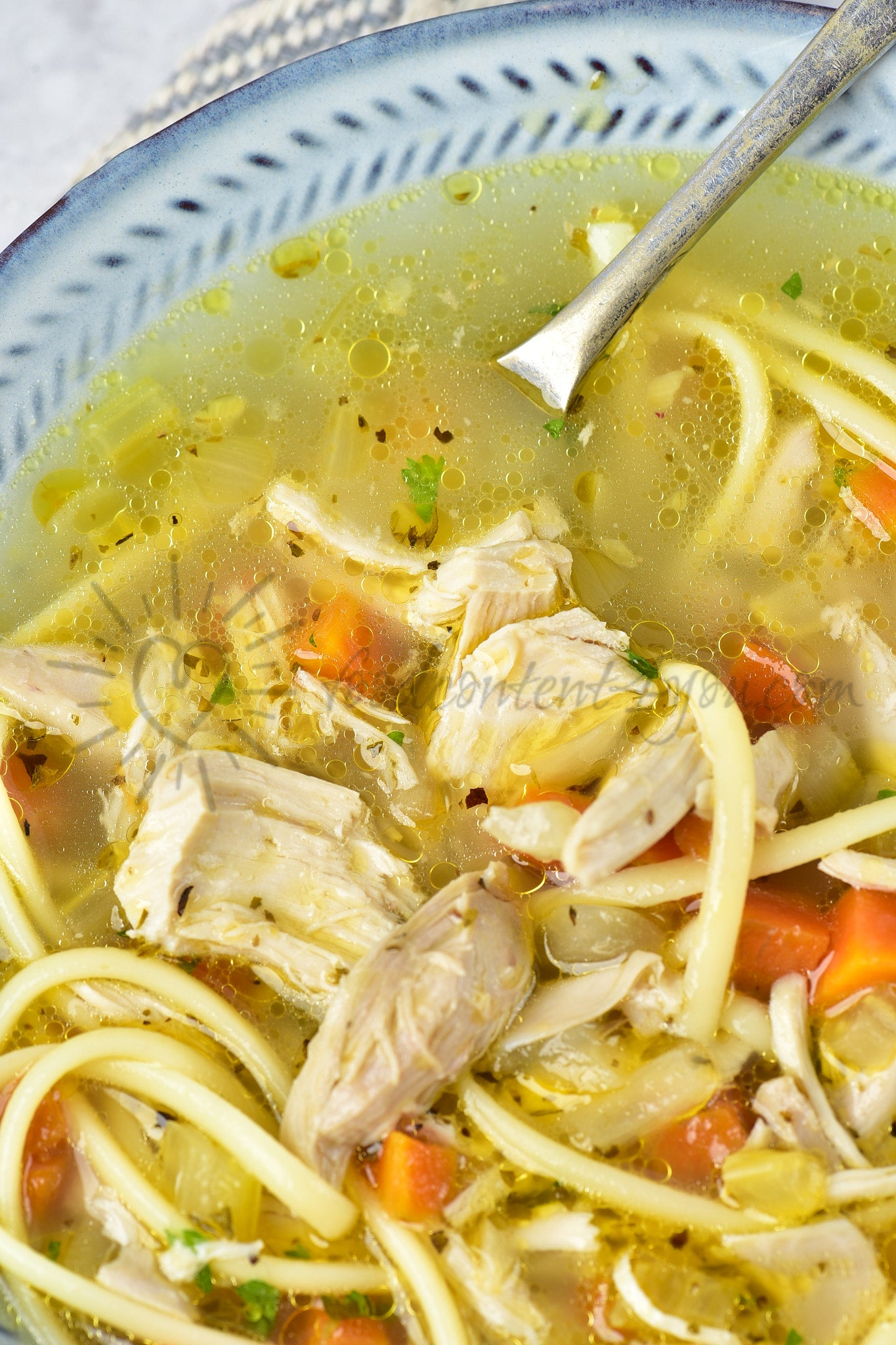 Chicken Noodle Soup - Set 4 of 5